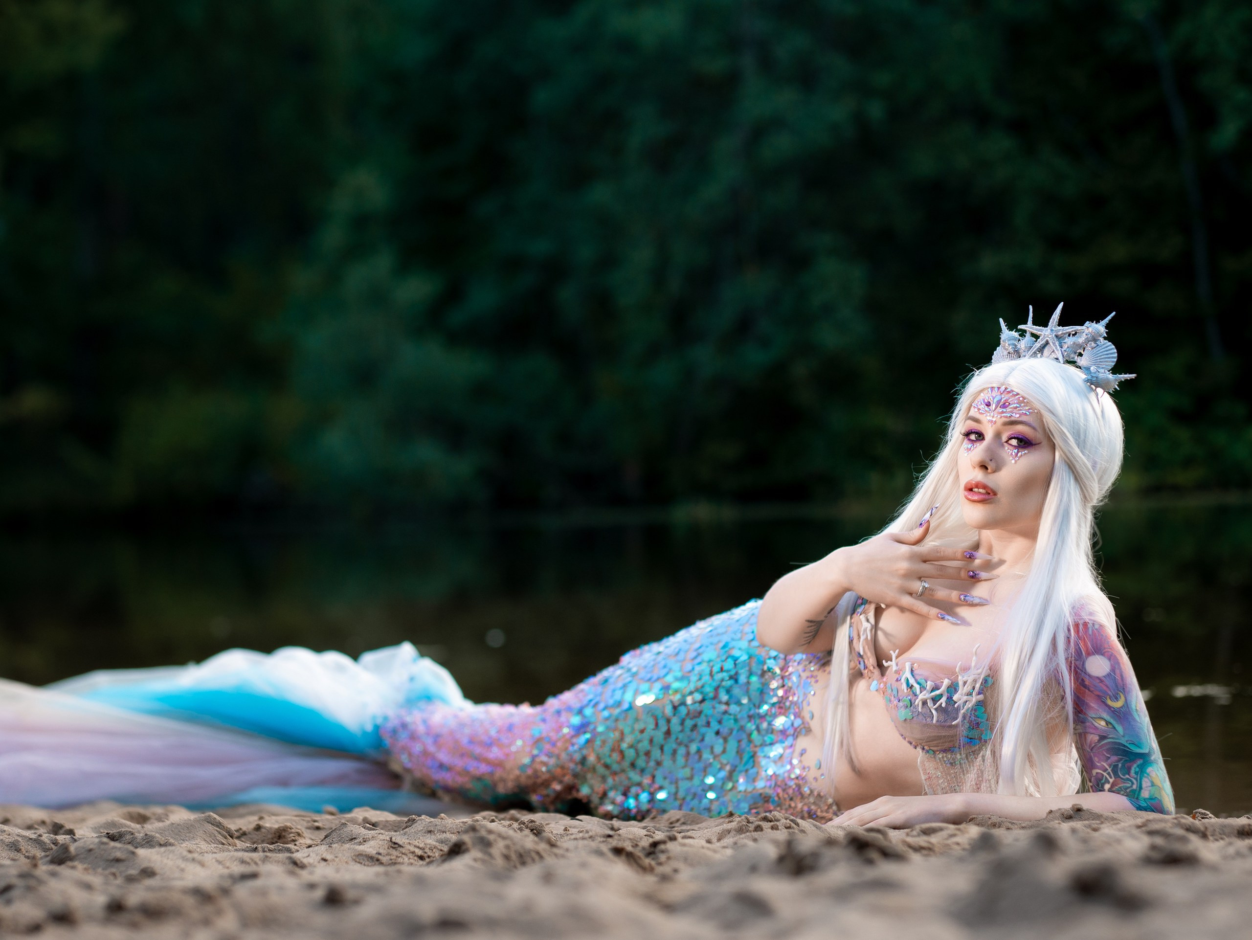 Русалочка. Арт фотограф, женский фотограф Москва