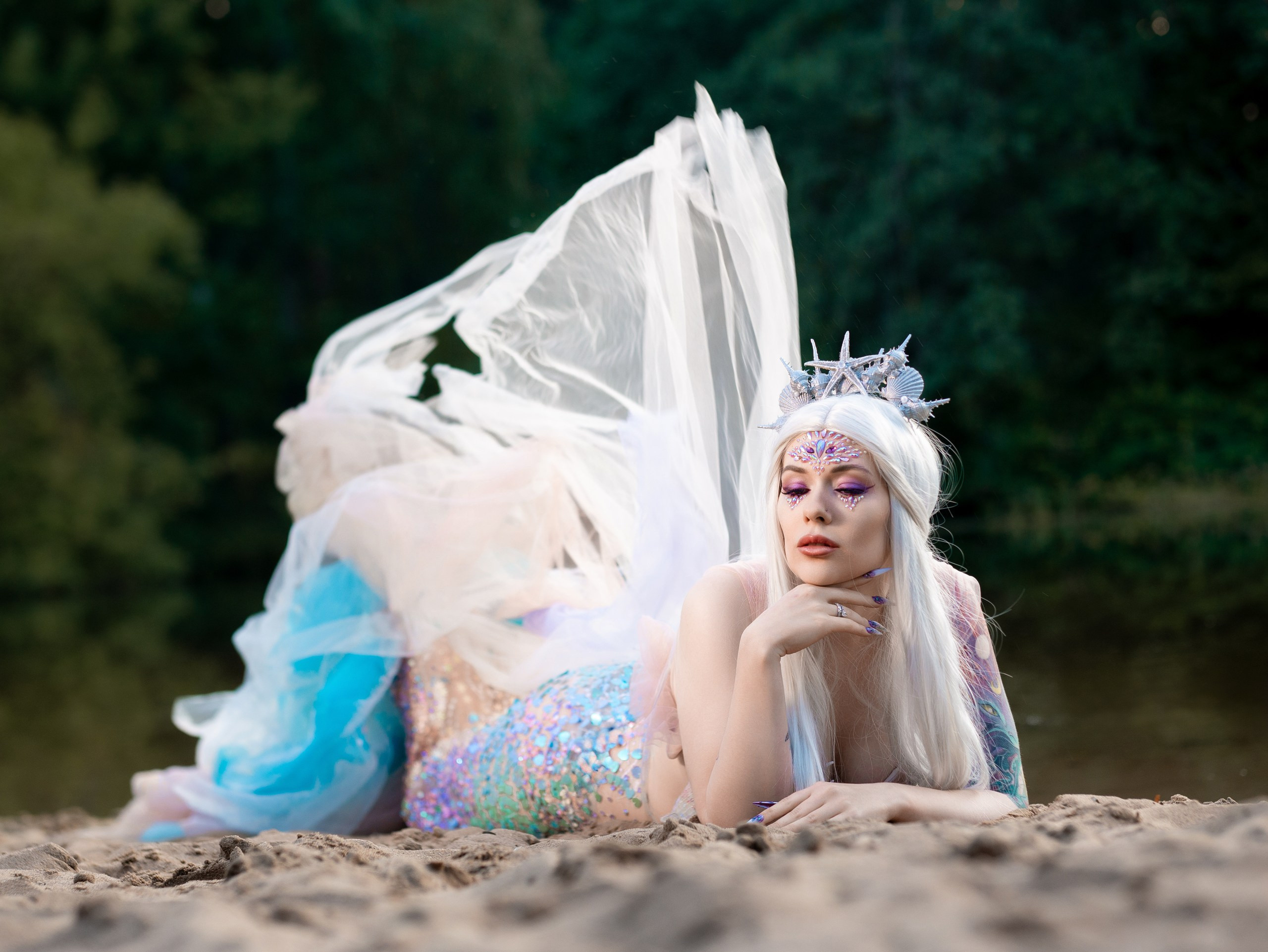 Русалочка. Арт фотограф, женский фотограф Москва