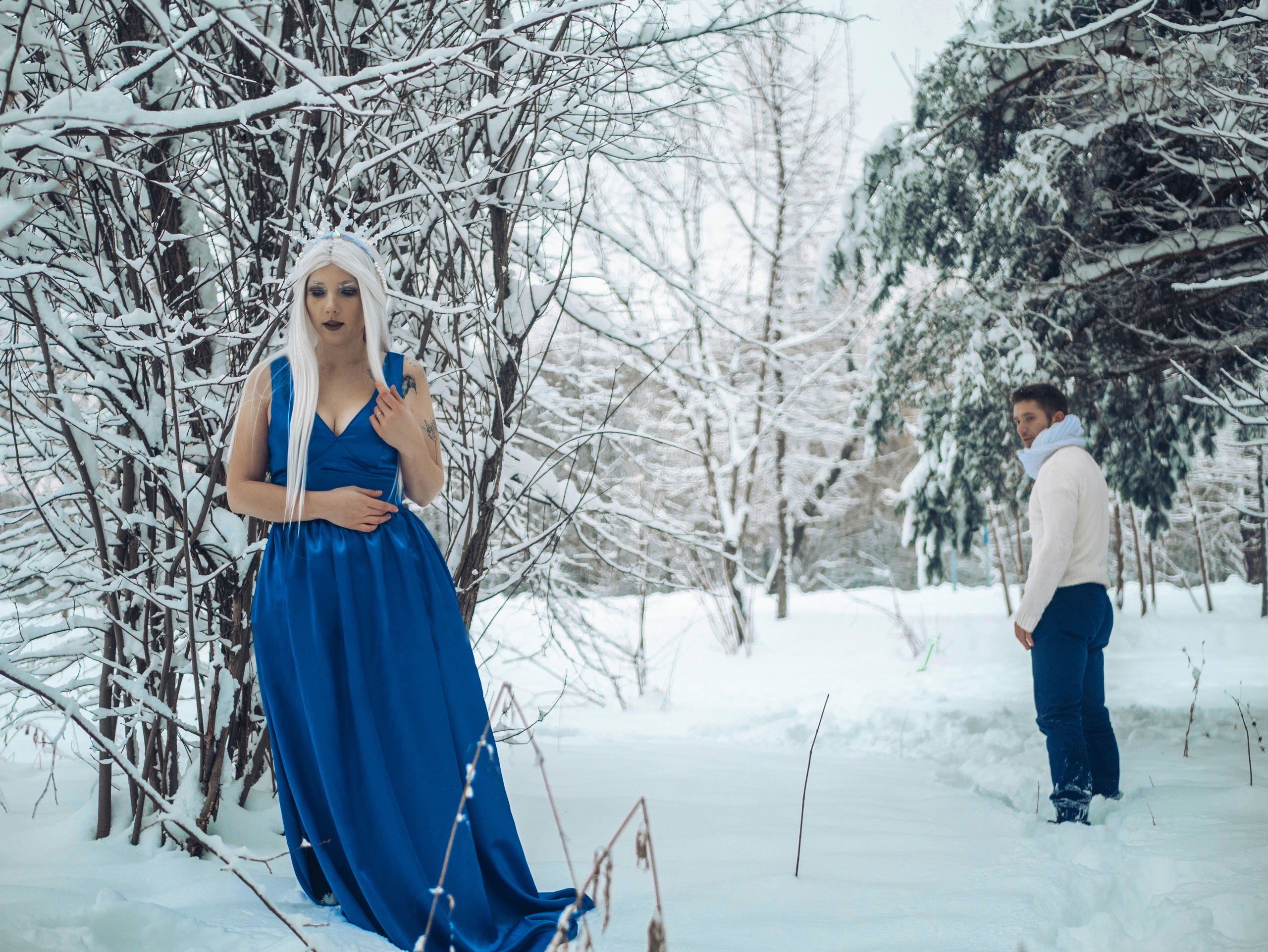 Снежная королева (лав стори). Арт фотограф, женский фотограф Москва