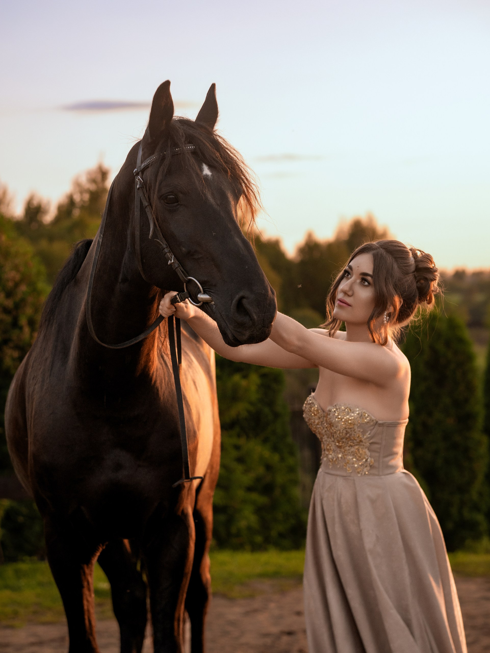 Светлана на ферме аванпост. Арт фотограф, женский фотограф Москва