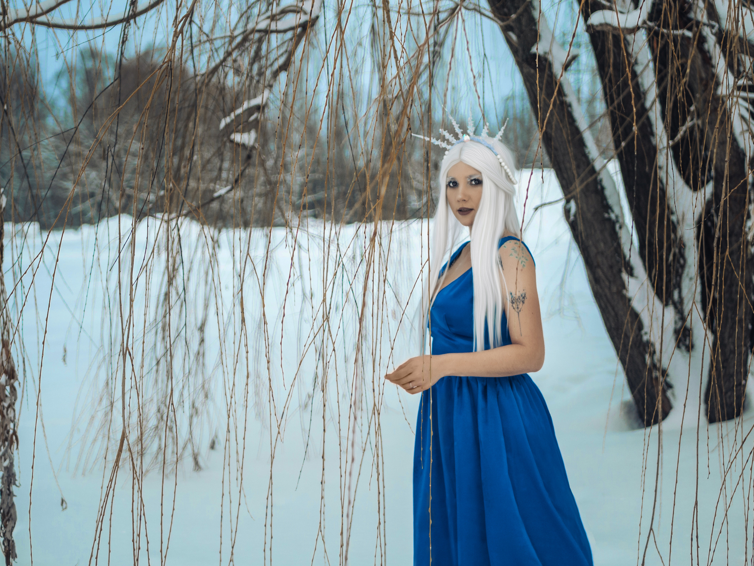 Снежная королева (лав стори). Арт фотограф, женский фотограф Москва