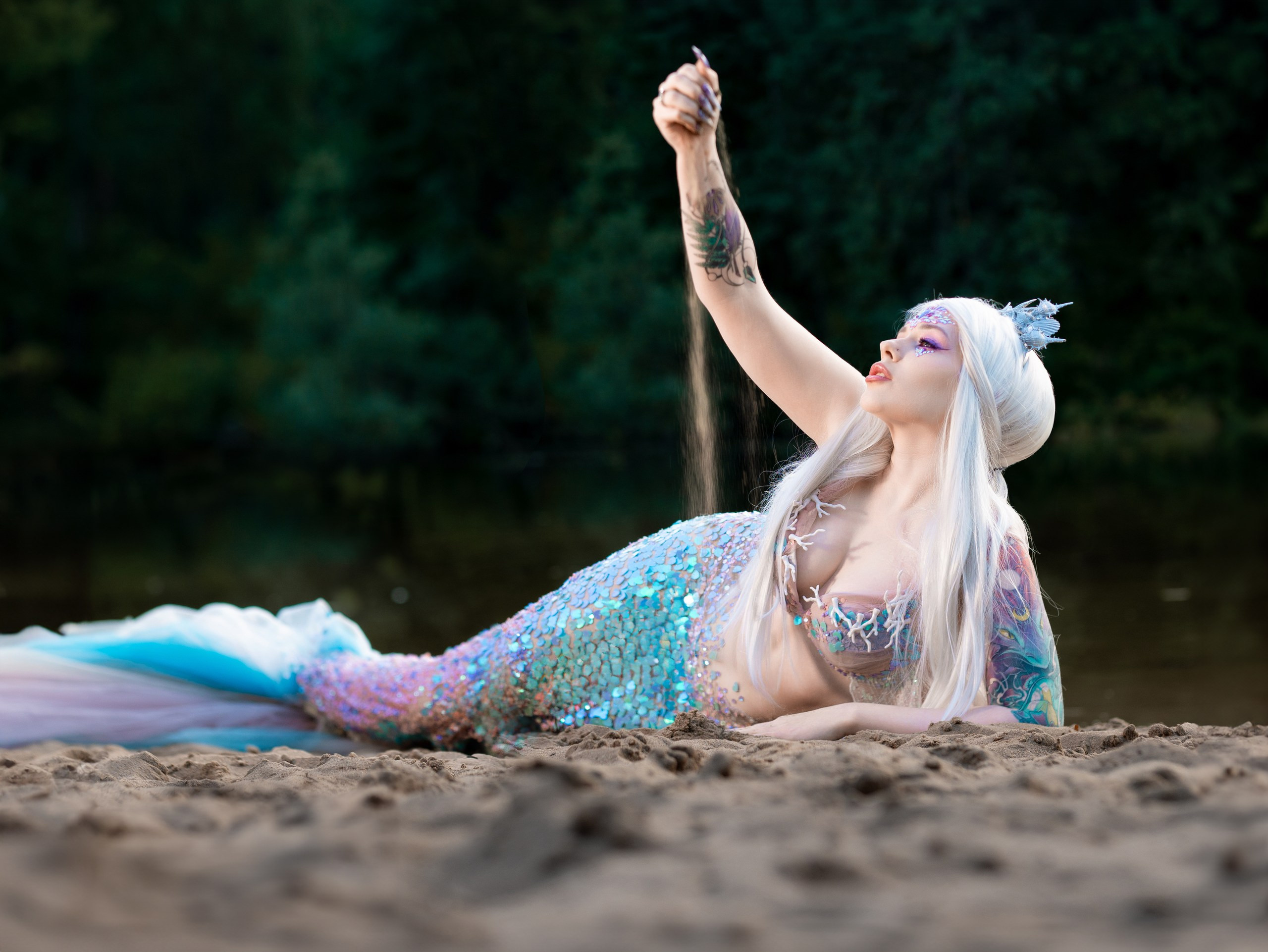 Русалочка. Арт фотограф, женский фотограф Москва