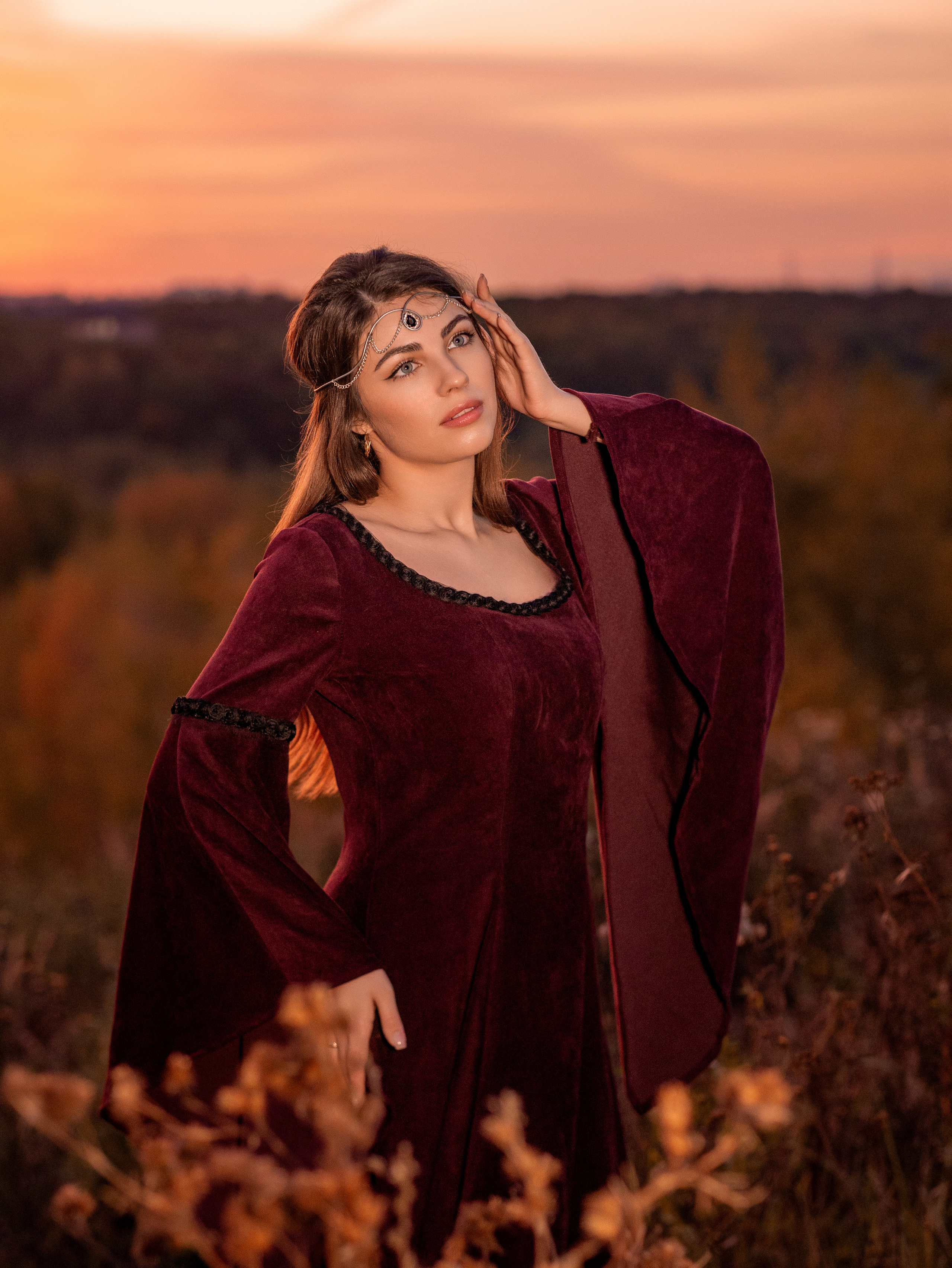 Анна с лисой. Арт фотограф, женский фотограф Москва