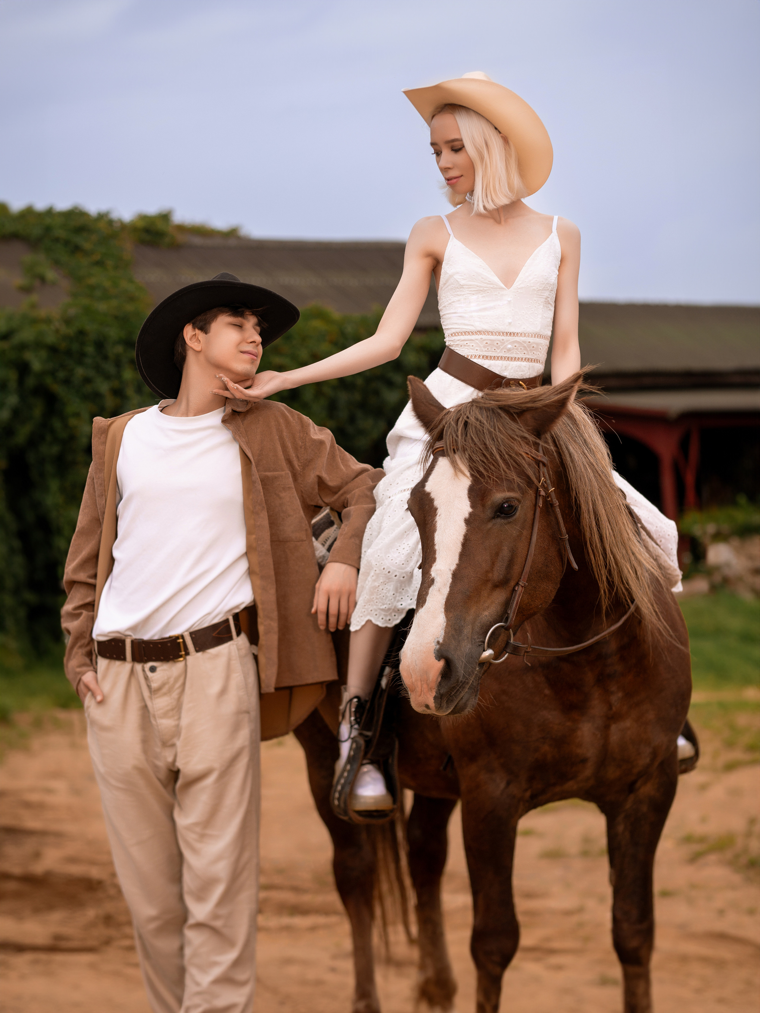 Лав стори на ранчо. Арт фотограф, женский фотограф Москва