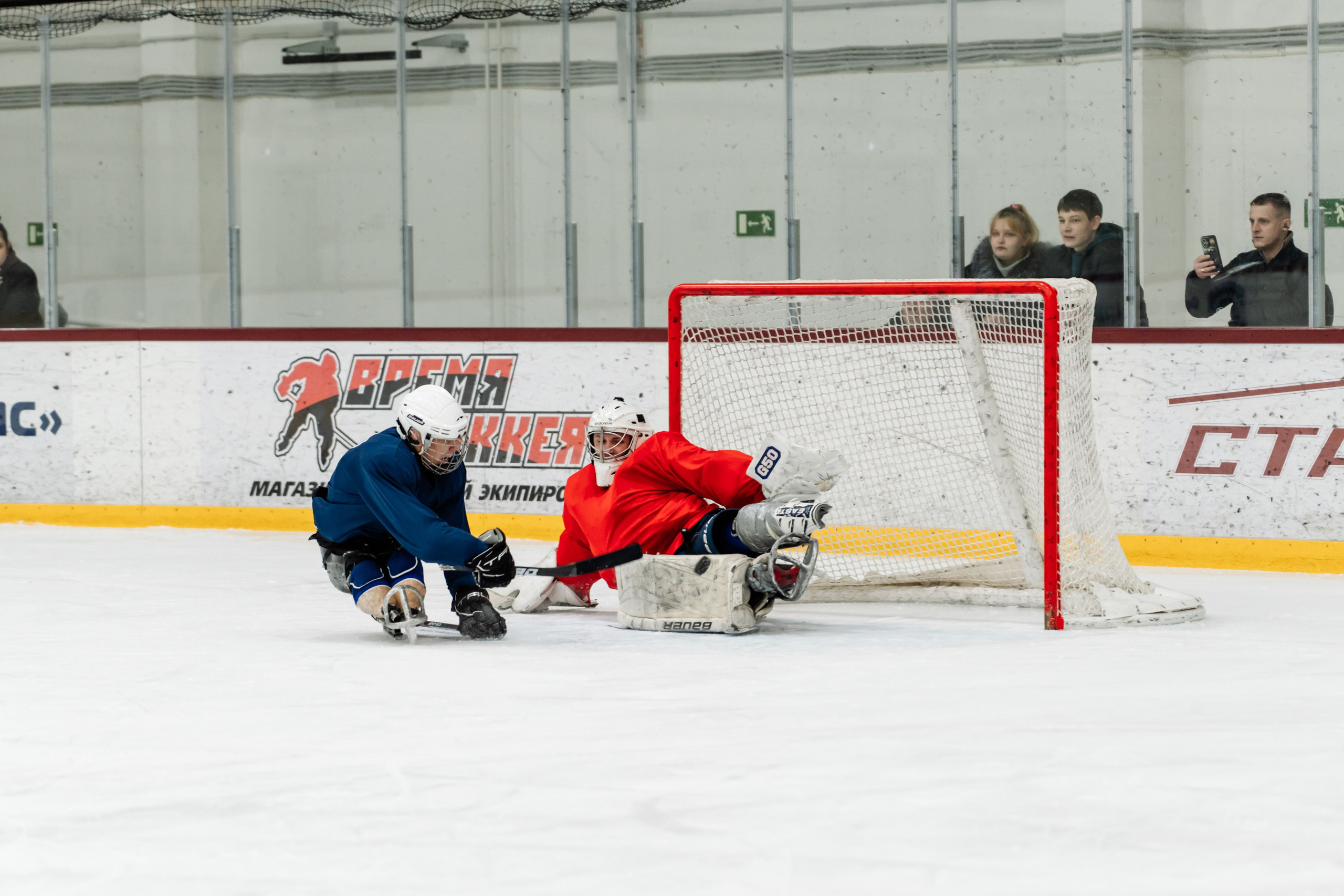 Игра в следж хоккей приуроченная 23.02.26 в арене Сталкер