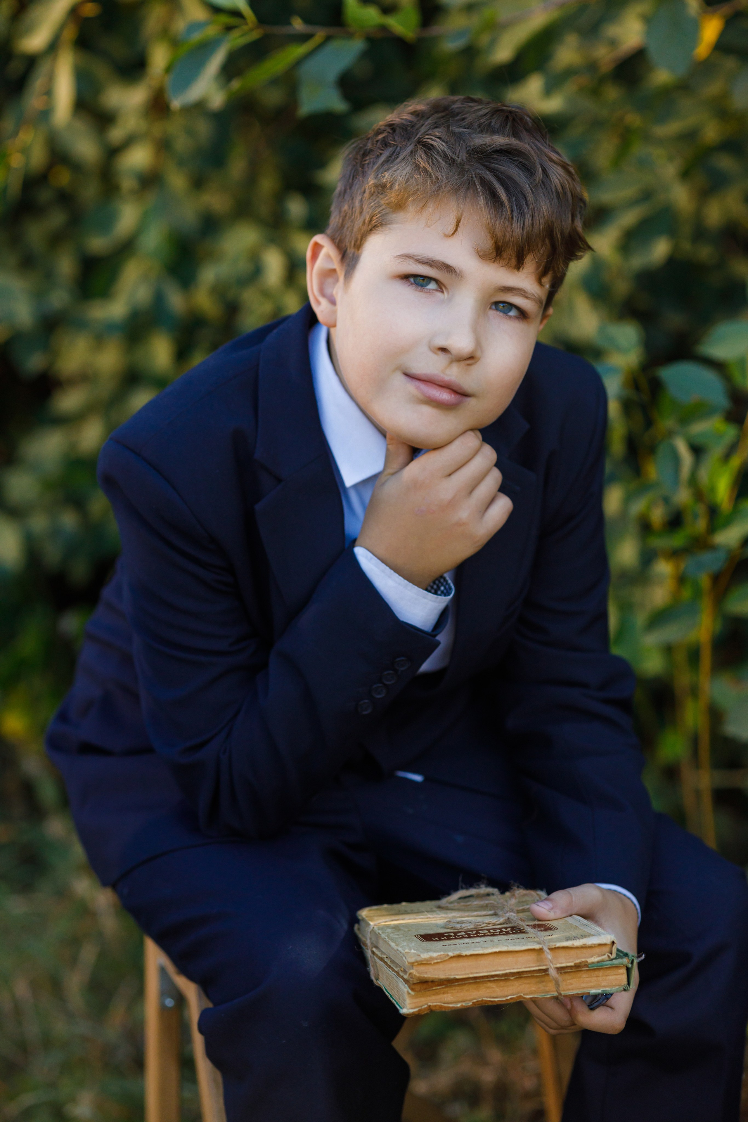 Школьная осенняя фотосессия. Профессиональная фото и видеосъемка. Москва