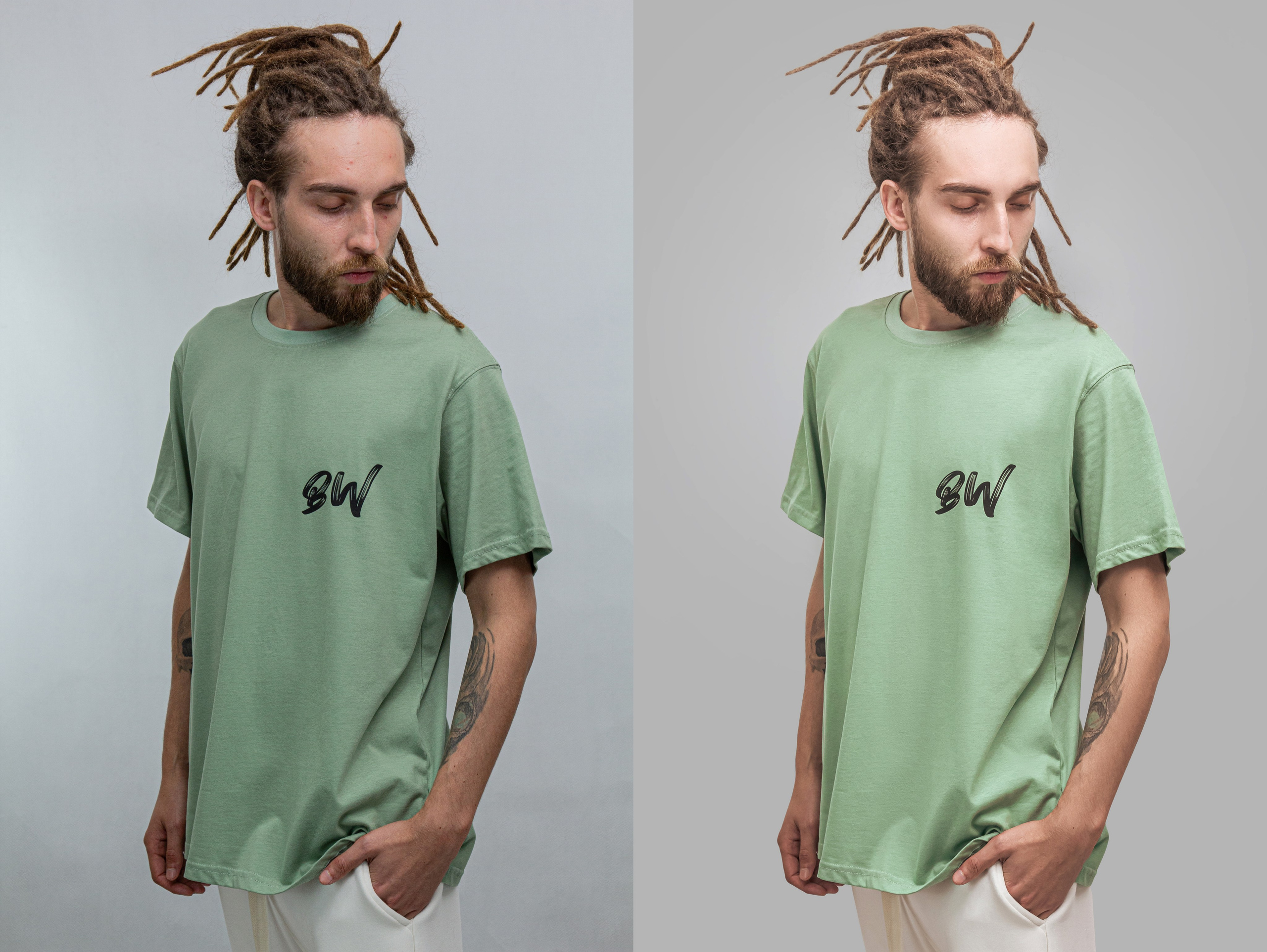 Ретушь портретов для рекламы спортивной одежды — динамика и стиль! | Студия SVITHART