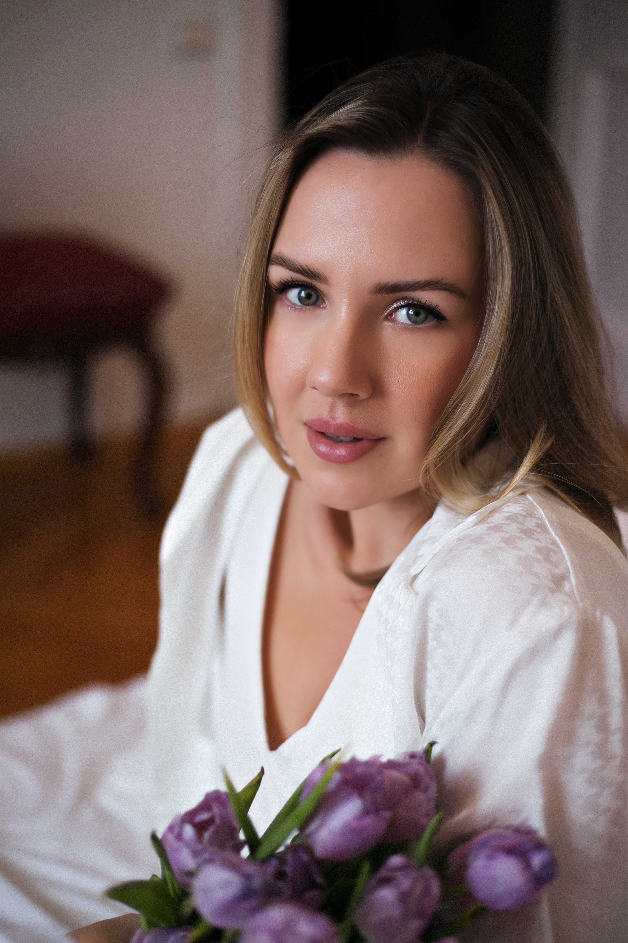 Женская фотосессия в фотостудии. Профессиональный фотограф в Москве