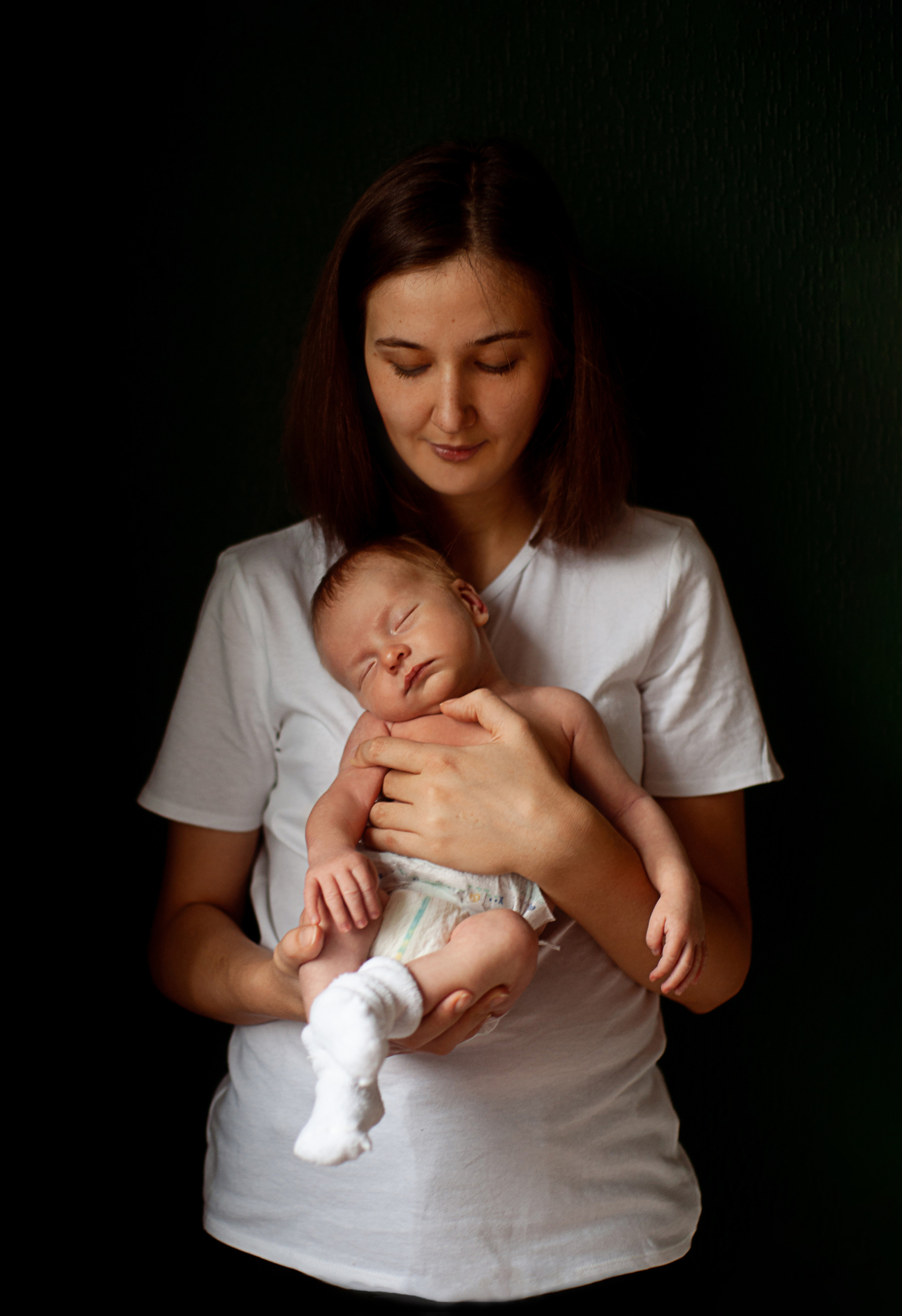 Кирилл 1 месяц. Семейный и детский фотограф в Санкт-Петербурге Дарина Герчиу