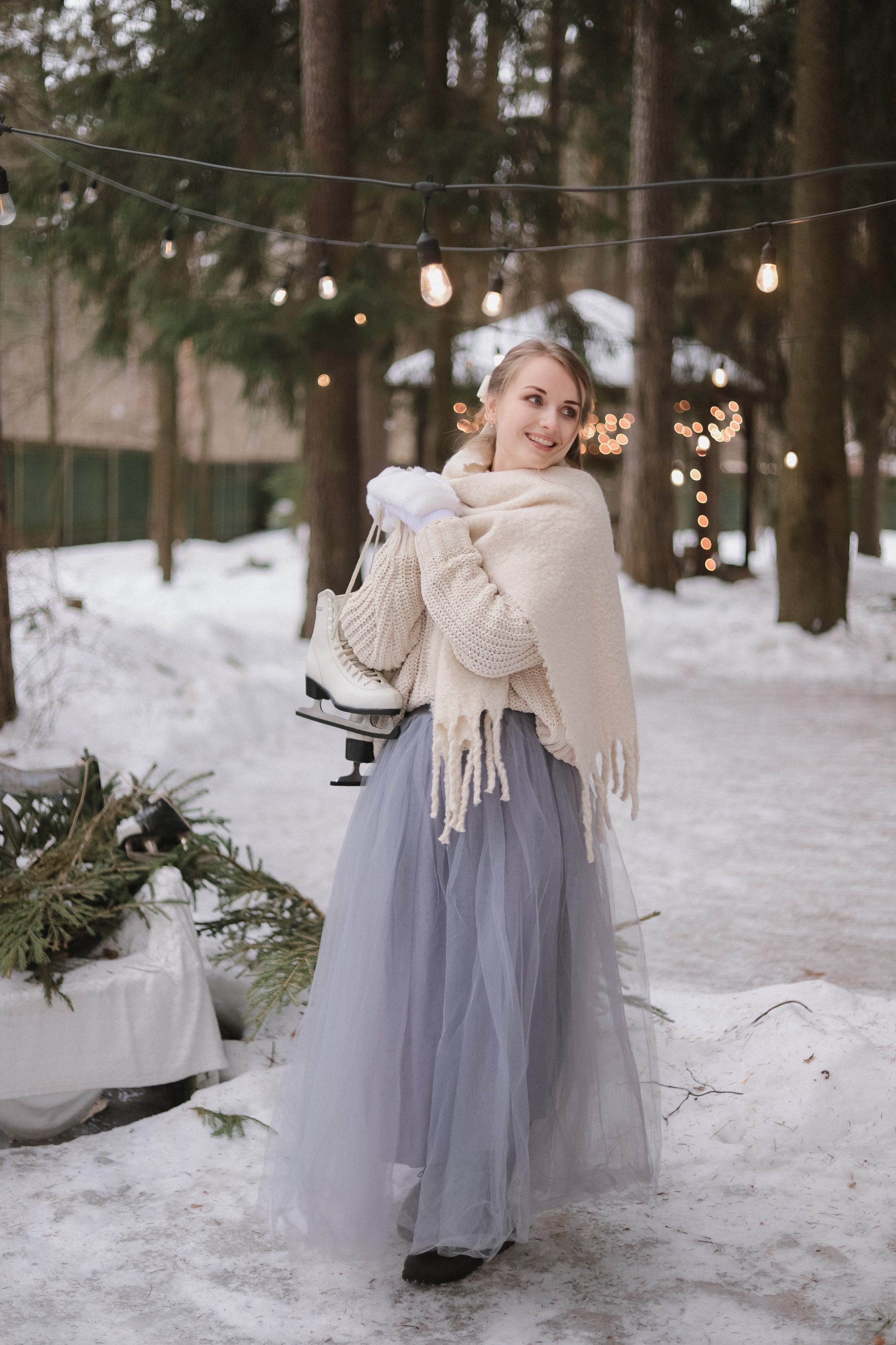 Девушка на катке. Свадебный, семейный и детский фотограф в Люберцах Зайцева Анастасия