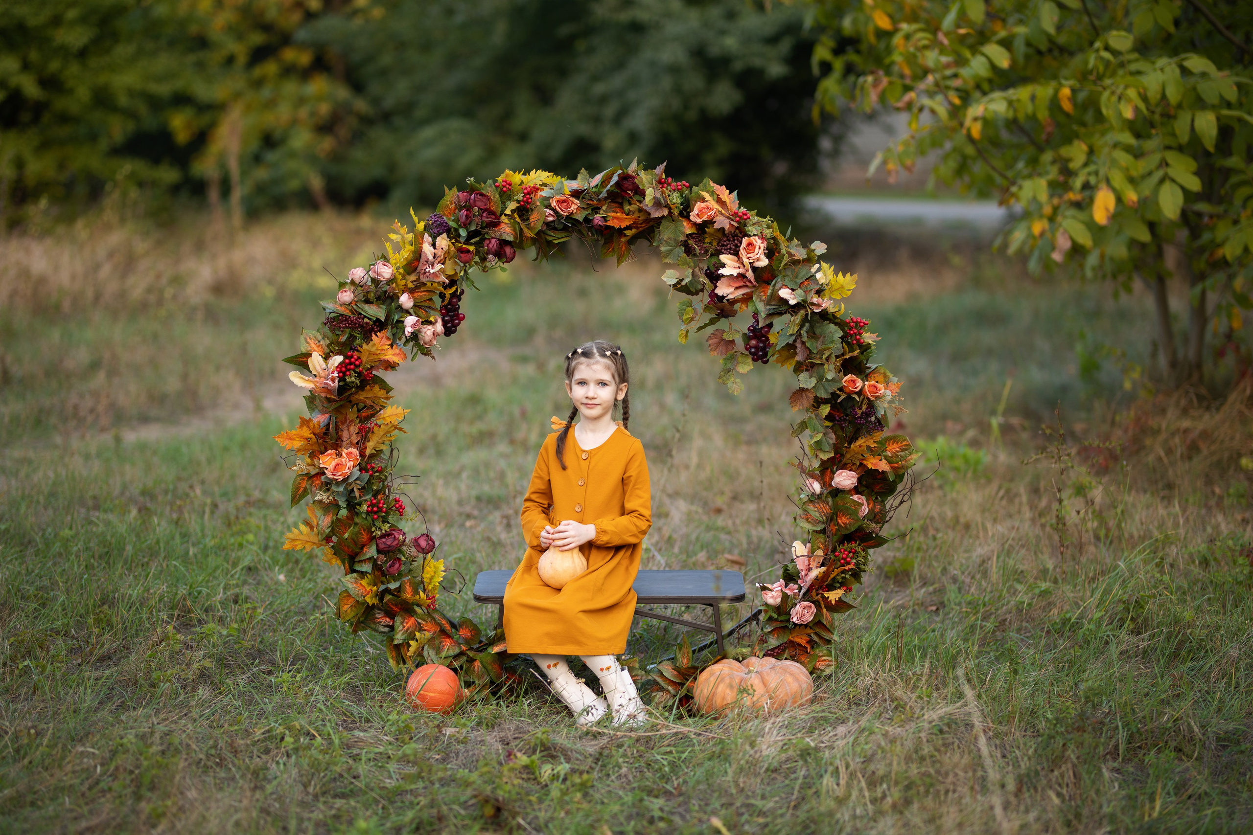 Осення фотосессия Василисы. Школьный фотограф в Краснодаре Юлия Войлова
