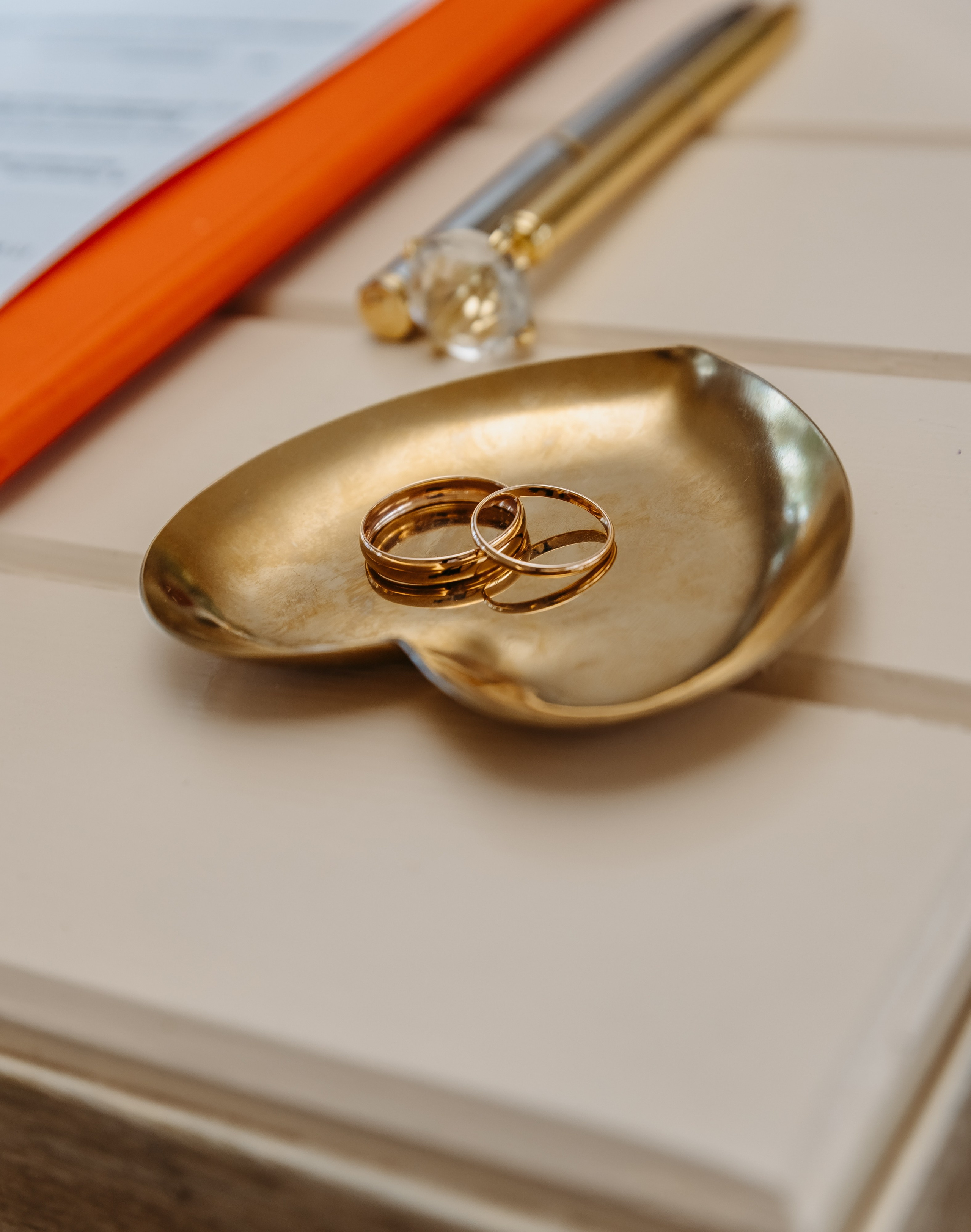 Невеста и жених на фоне вечернего Ставрополя