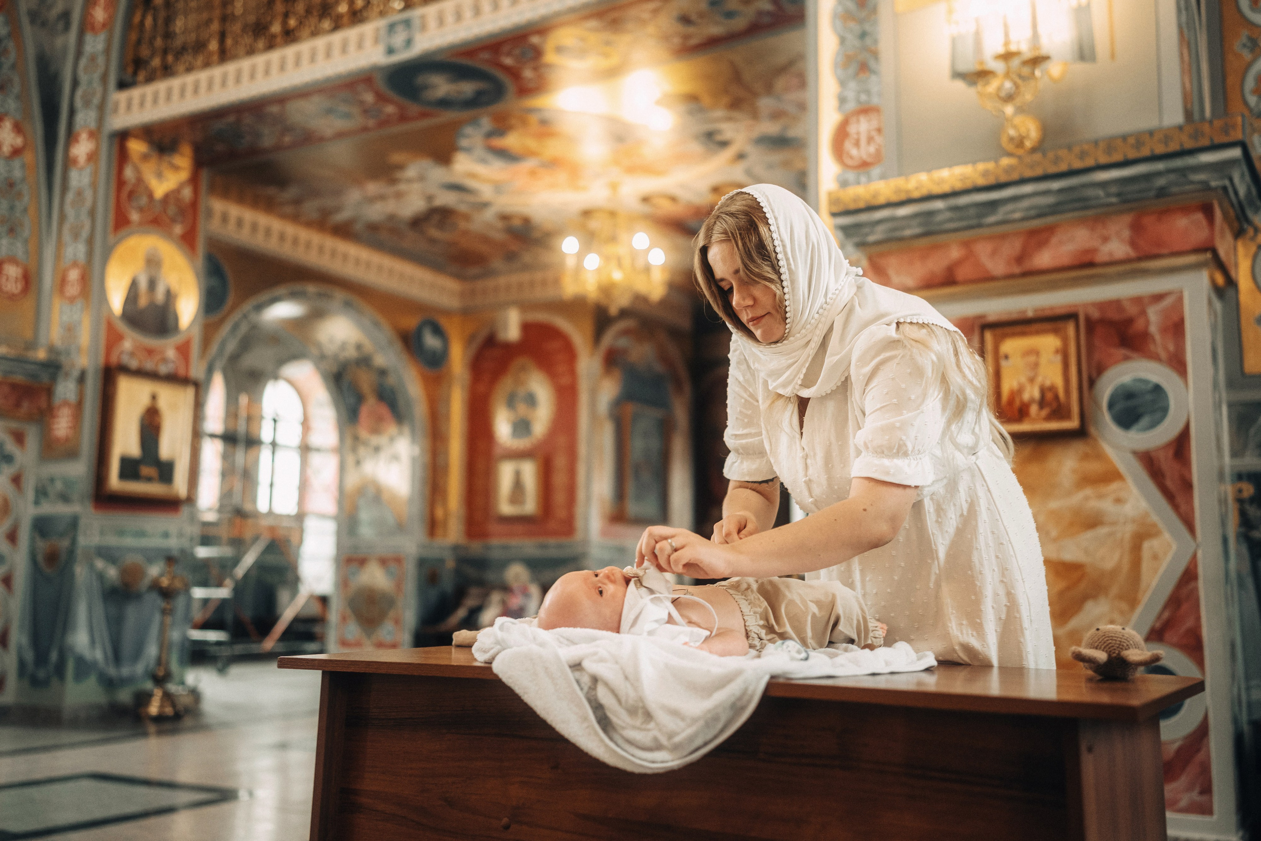 Крещение в храме Всецарица. Свадебный и репортажный фотограф в Воронеже Роман Янко