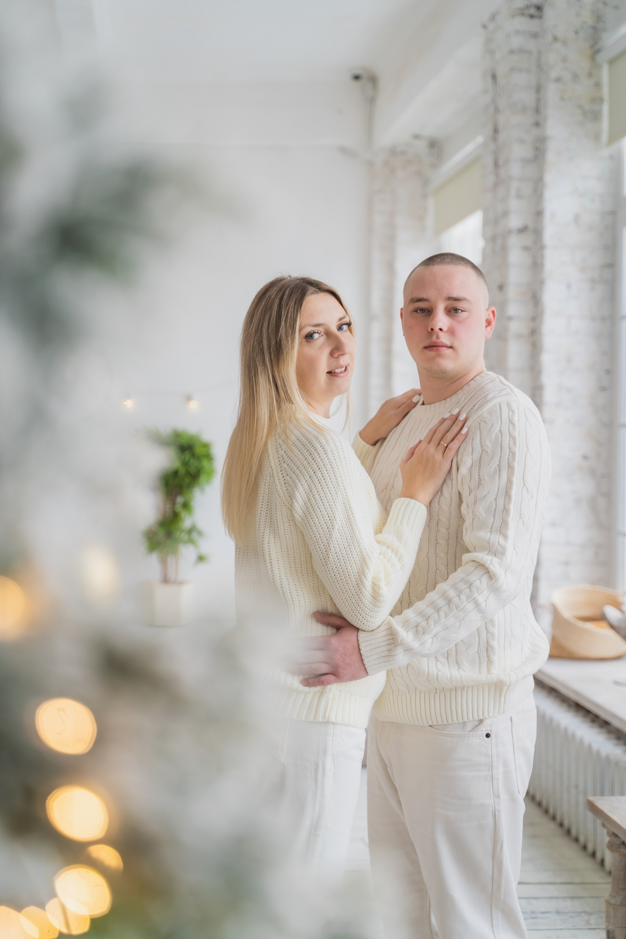Новогодняя. Анастасия, Николай, Николь. Фотограф в Москве Ленарская Дарья