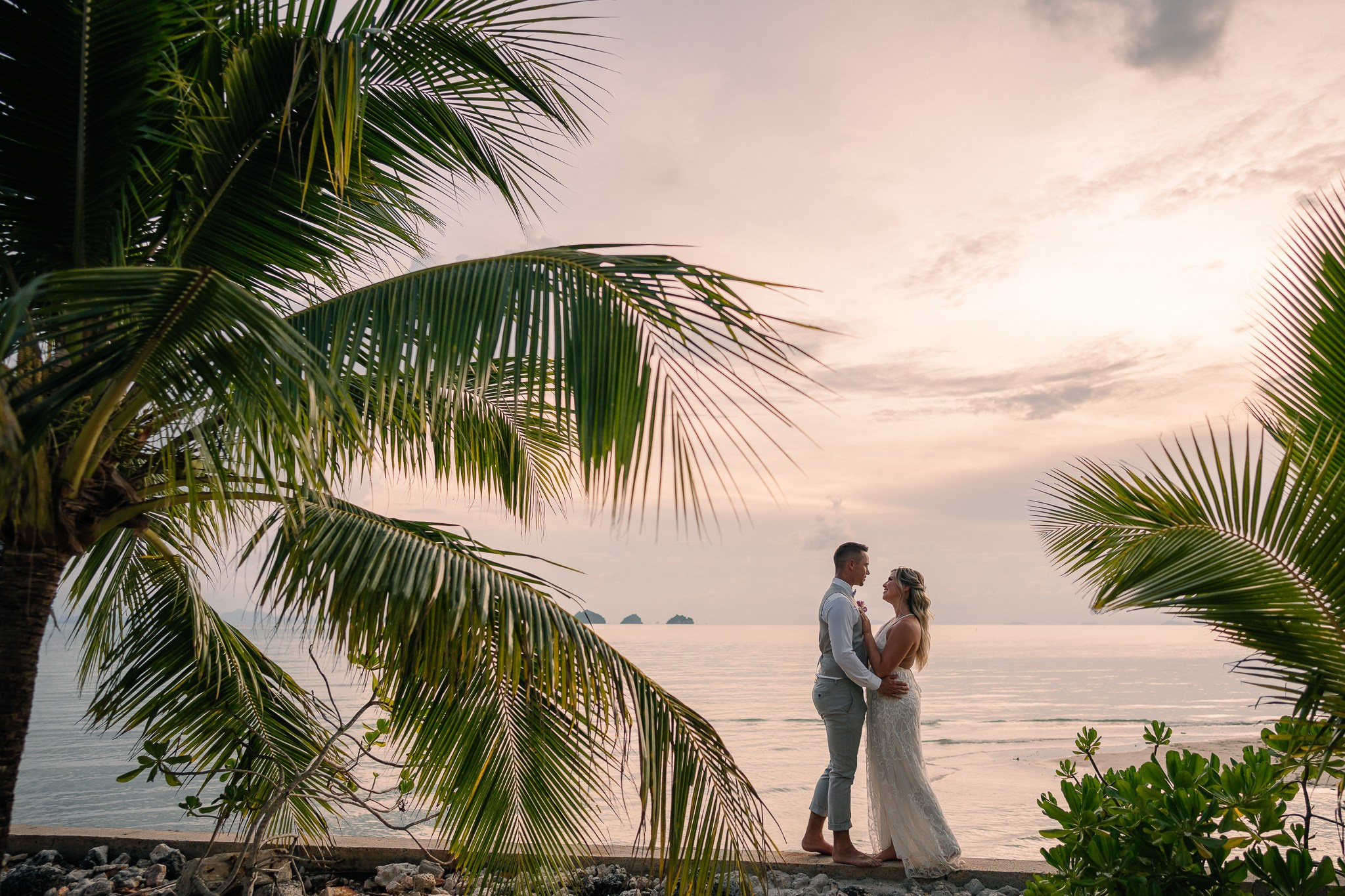 Andrew and Ashley 15.04.2025. Mariage à Koh Samui, en Thaïlande. Whatsapp: +66 94 3 650 301