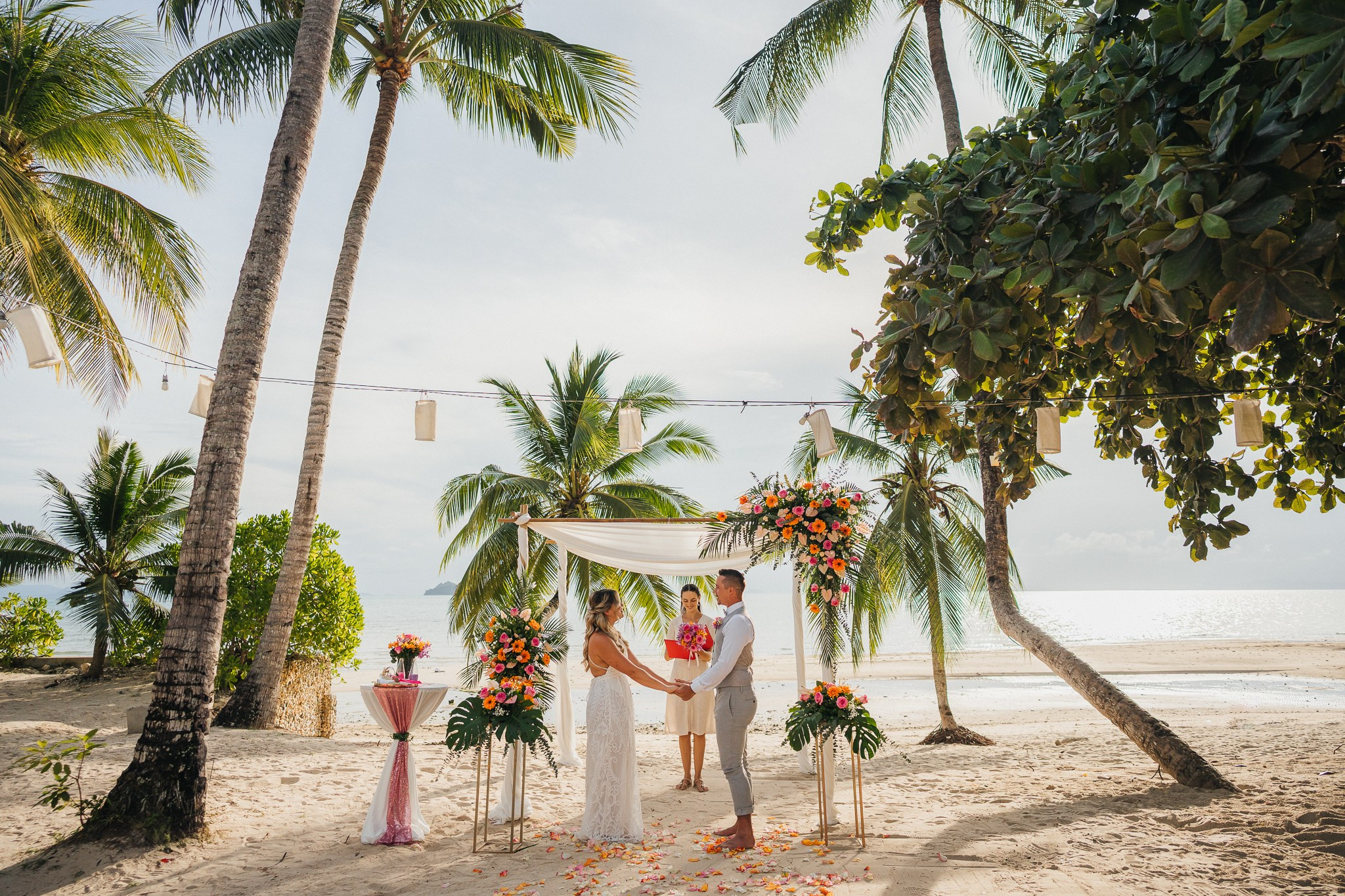 Andrew and Ashley 15.04.2025. Mariage à Koh Samui, en Thaïlande. Whatsapp: +66 94 3 650 301