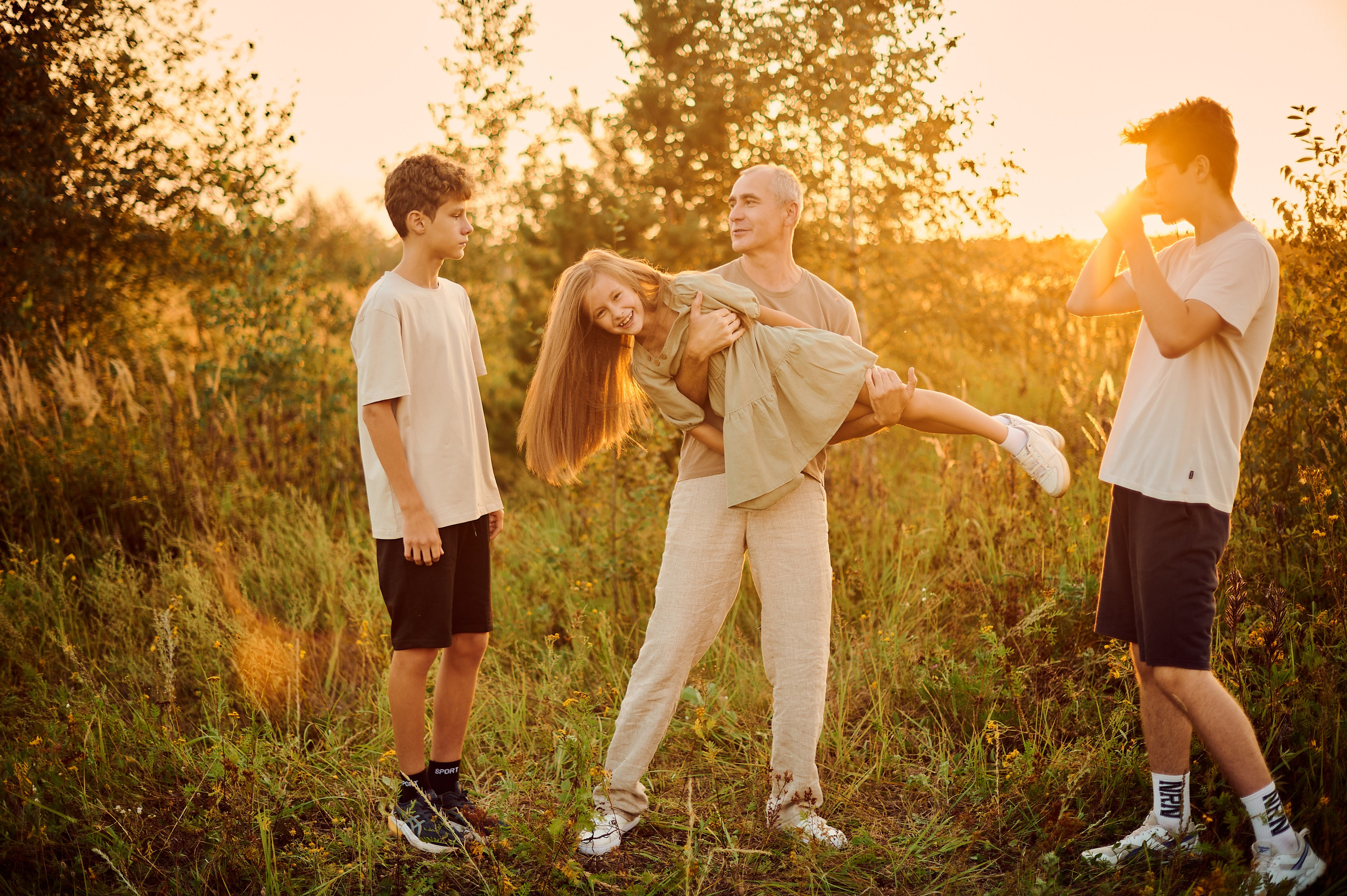 НА ЗАКАТЕ | НАСТЯ, ВИТЯ, МАША, ЛЕША и ЖЕНЯ. Свадебный и семейный фотограф РИТА БОЧКАРЁВА