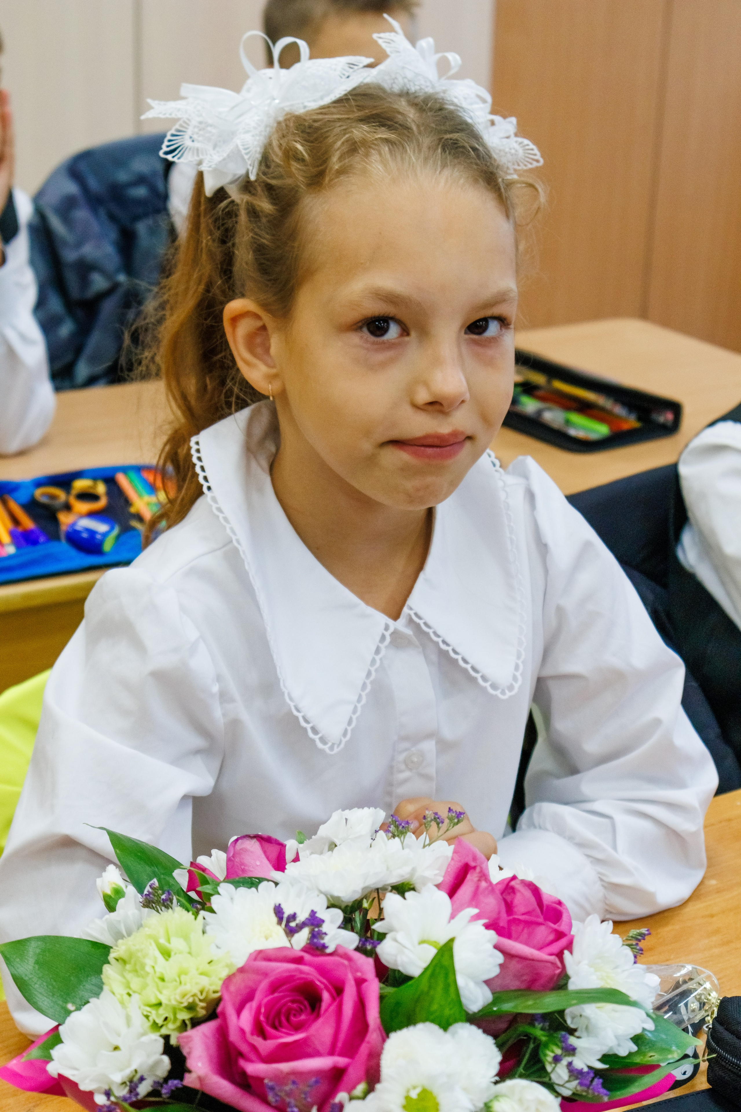 Первый урок школа 206. Фотограф в Новосибирске Евгений Маслов