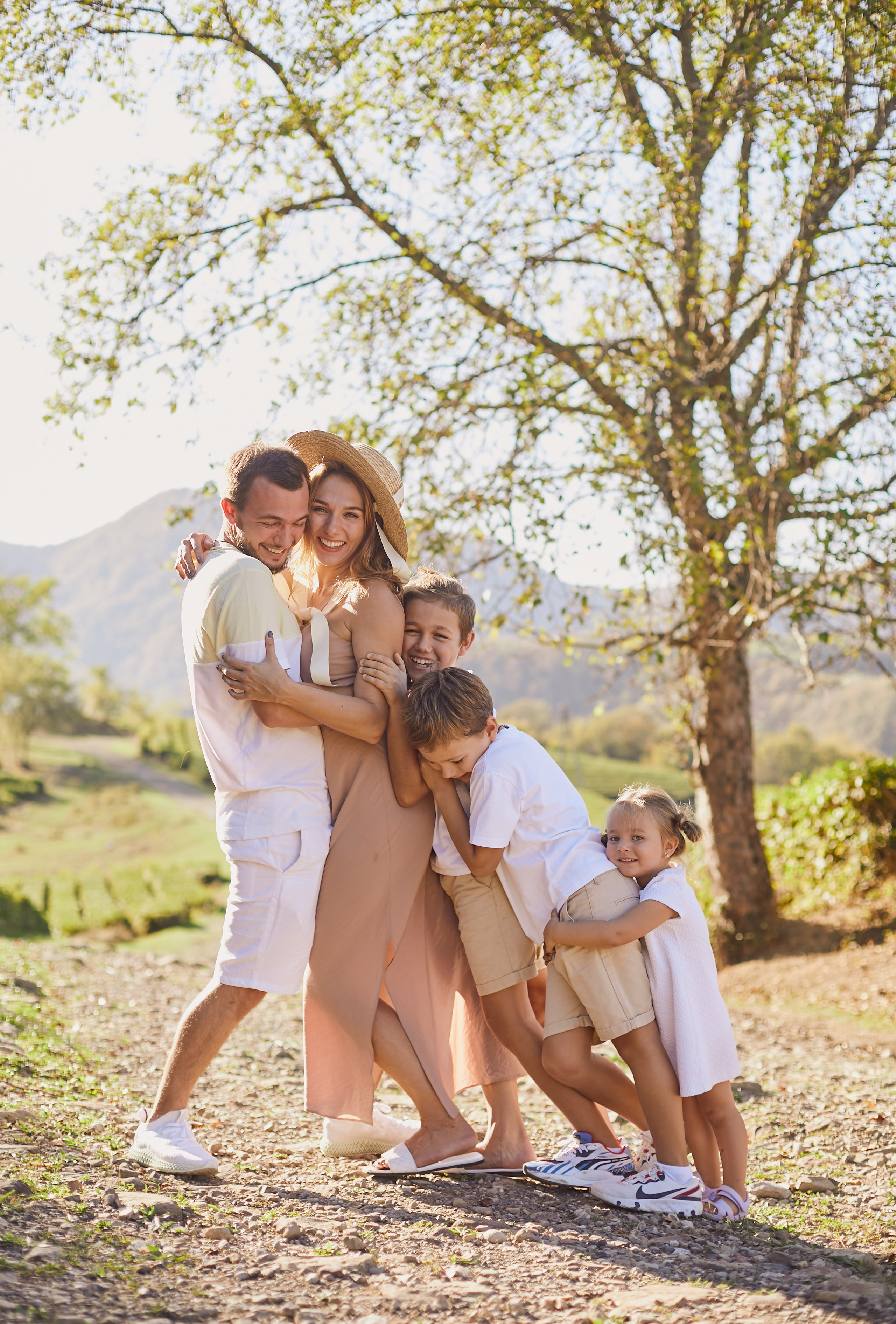 Ольга и ее семья. Reportage and staged photographer Natalia Sannikova