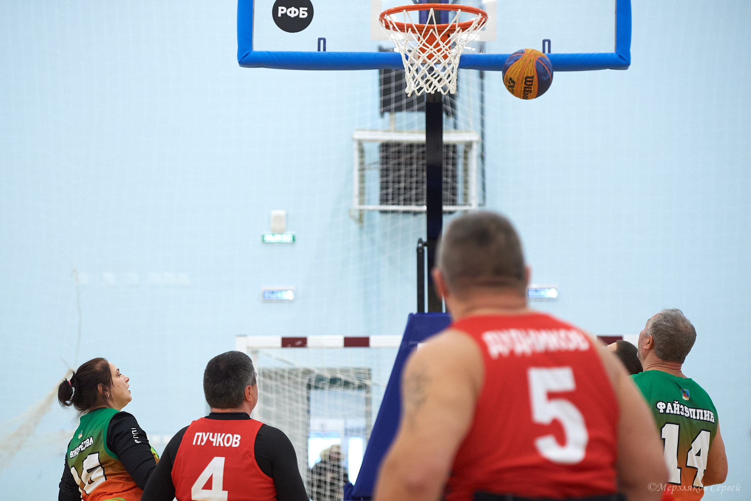 X традиционный Рождественский турнир по баскетболу на колясках. Ижевск. Спортивный репортажный фотограф в Ижевске Сергей Мерзляков