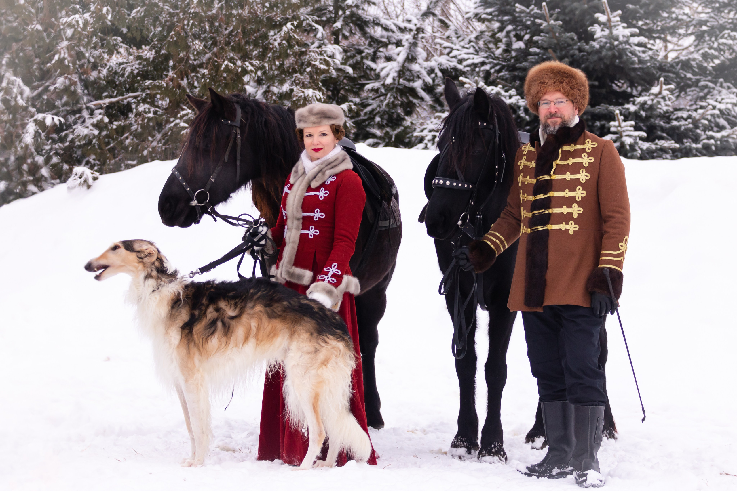 Конные охоты для двоих. Семейный и детский фотограф в Москве и Можайске Мария Бочкарева
