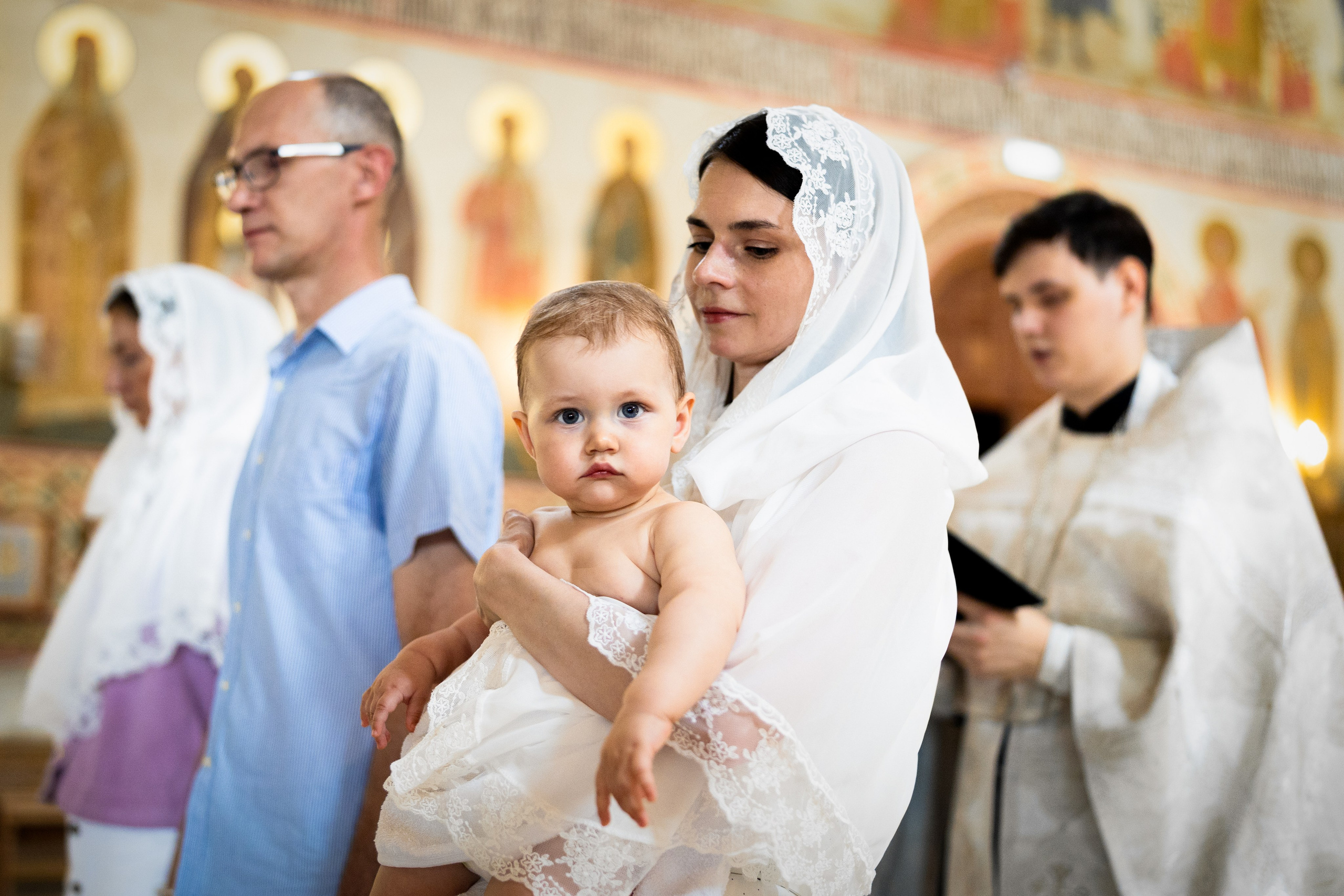 Крещение Евангелины. Уникальный фотограф на крещение и венчание. Москва