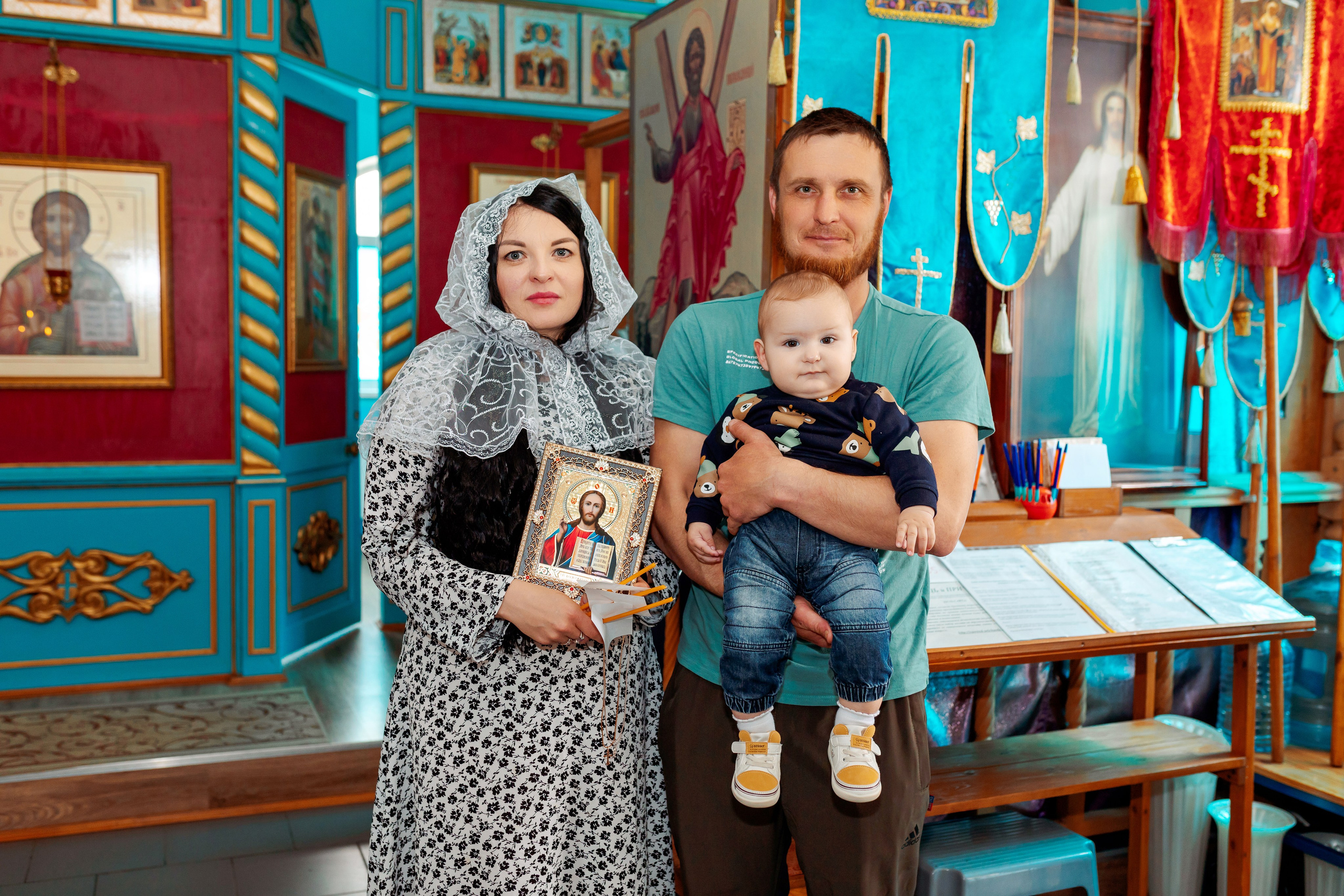 Крестины Андрея с. Цибанобалка. Семейный и детский фотограф в Анапе Наталья Абраменко