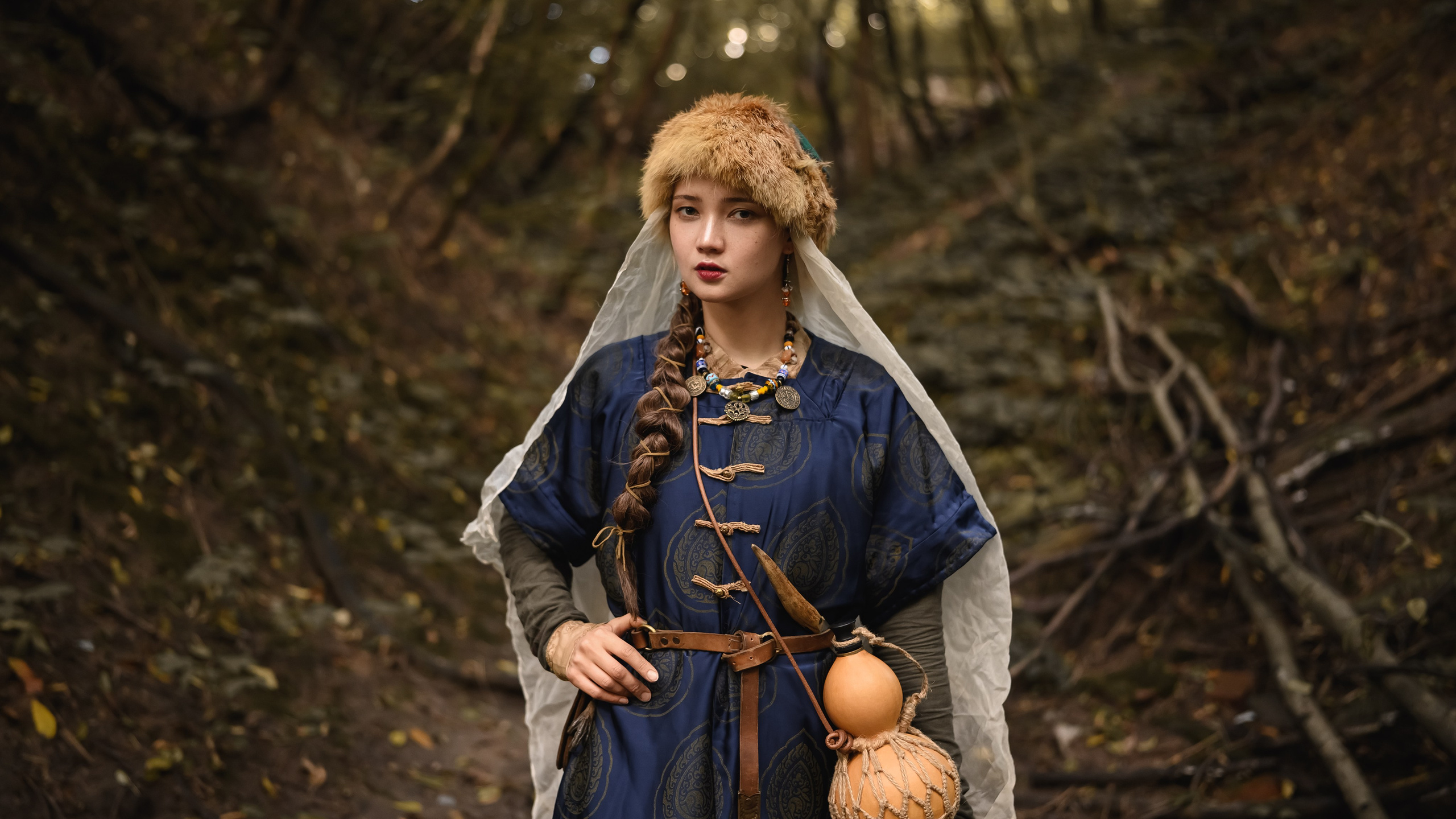 Фотосъемка участницы исторической реконструкции на природе от Алексея Клейменова