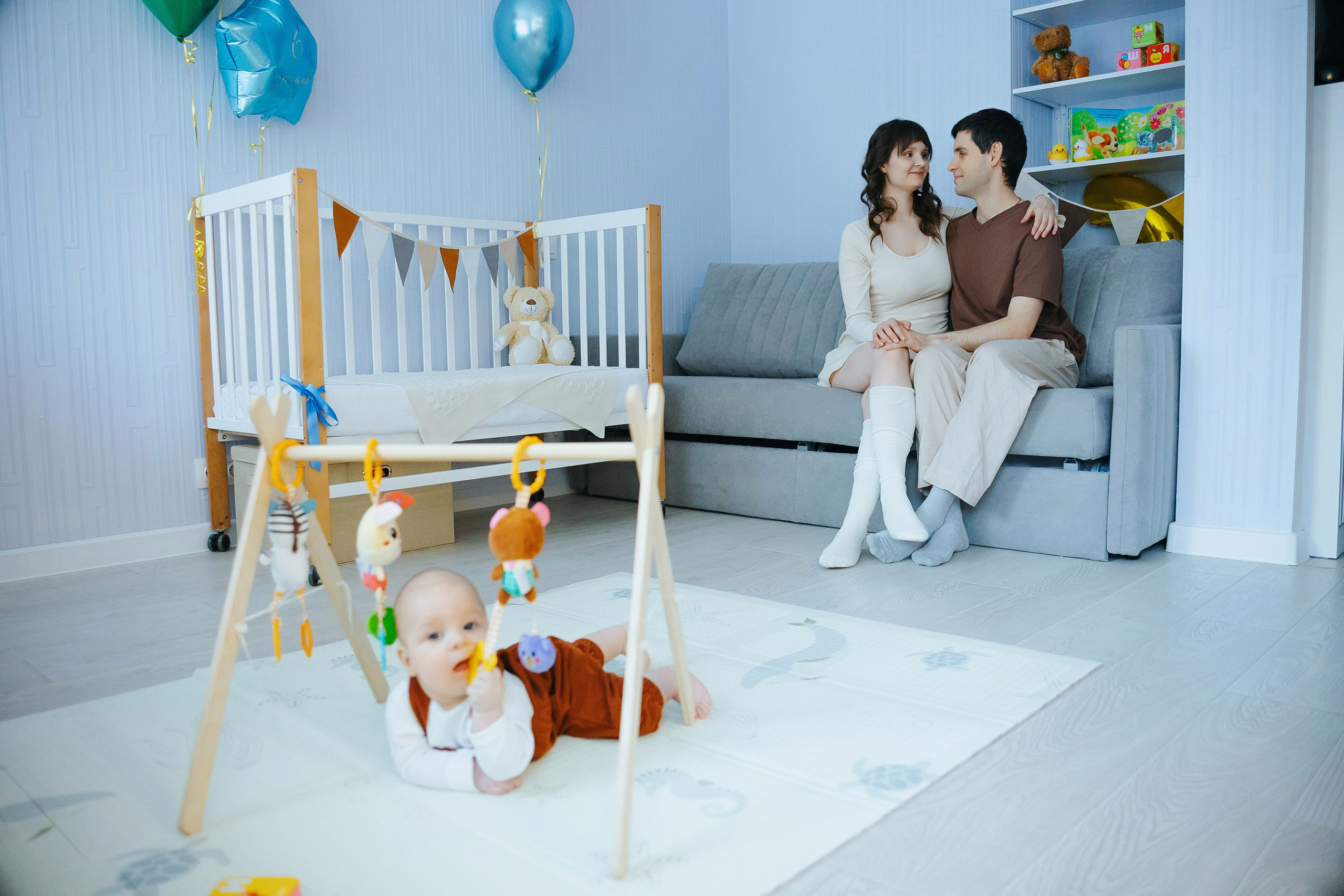 Илюшe 6 месяцев. Семейный и детский фотограф в Москве Александра Мак