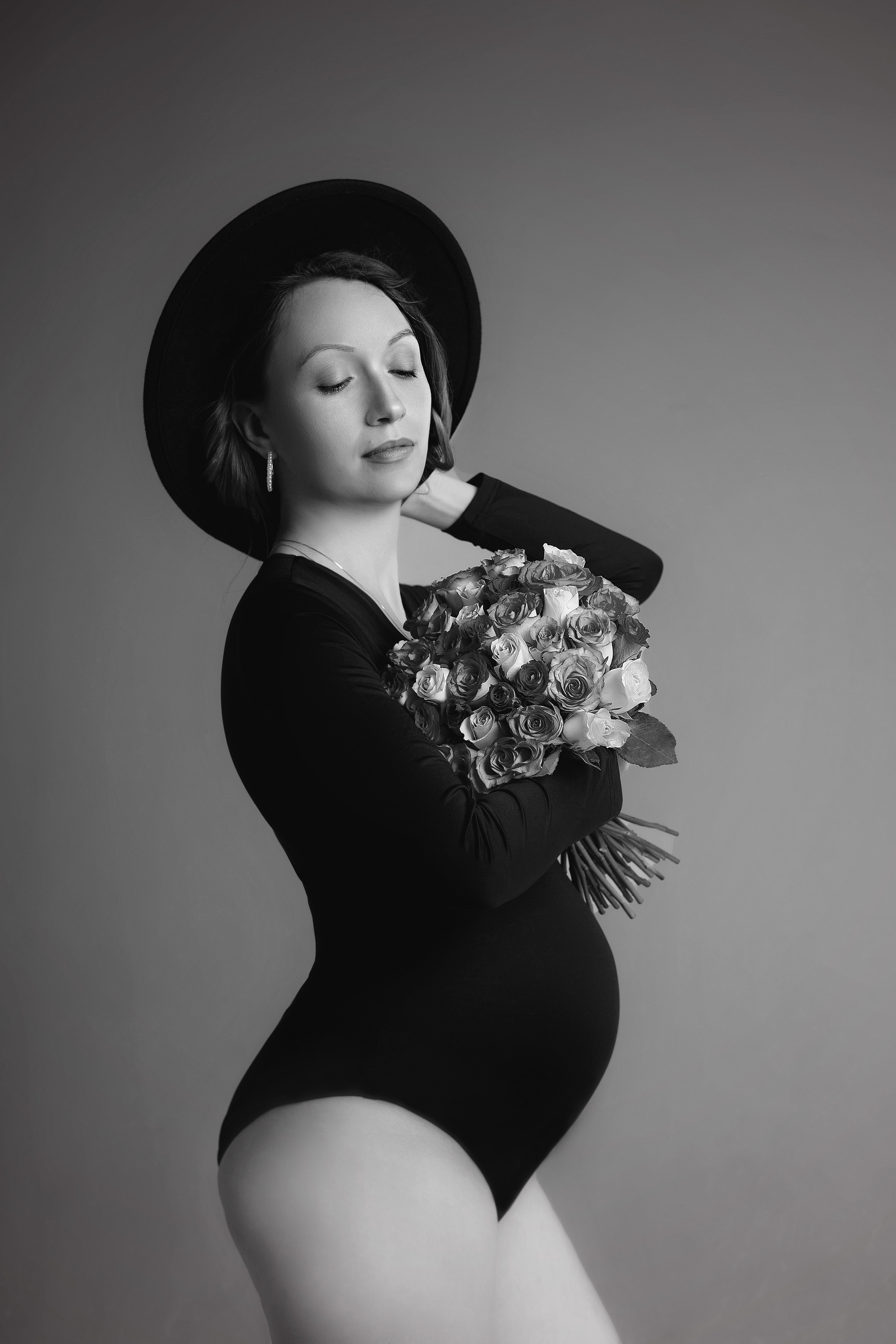 СТУДИЯ. БЕРЕМЕННОСТЬ. ЛИЗА. ДО-ПОСЛЕ. Фотограф в Москве Оксана Цехмистер