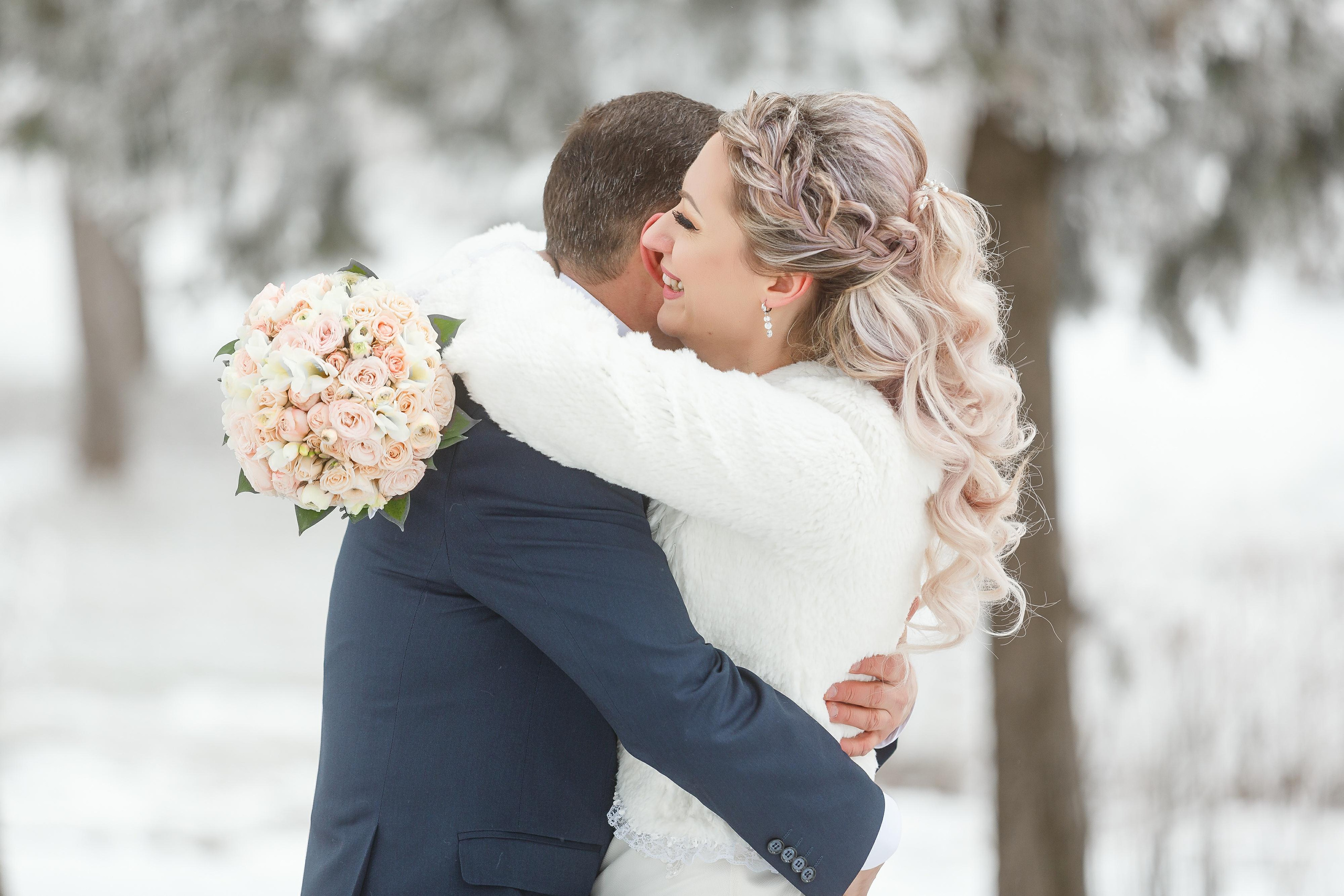 Свадьба зимой. Фотограф Антон Джавадян