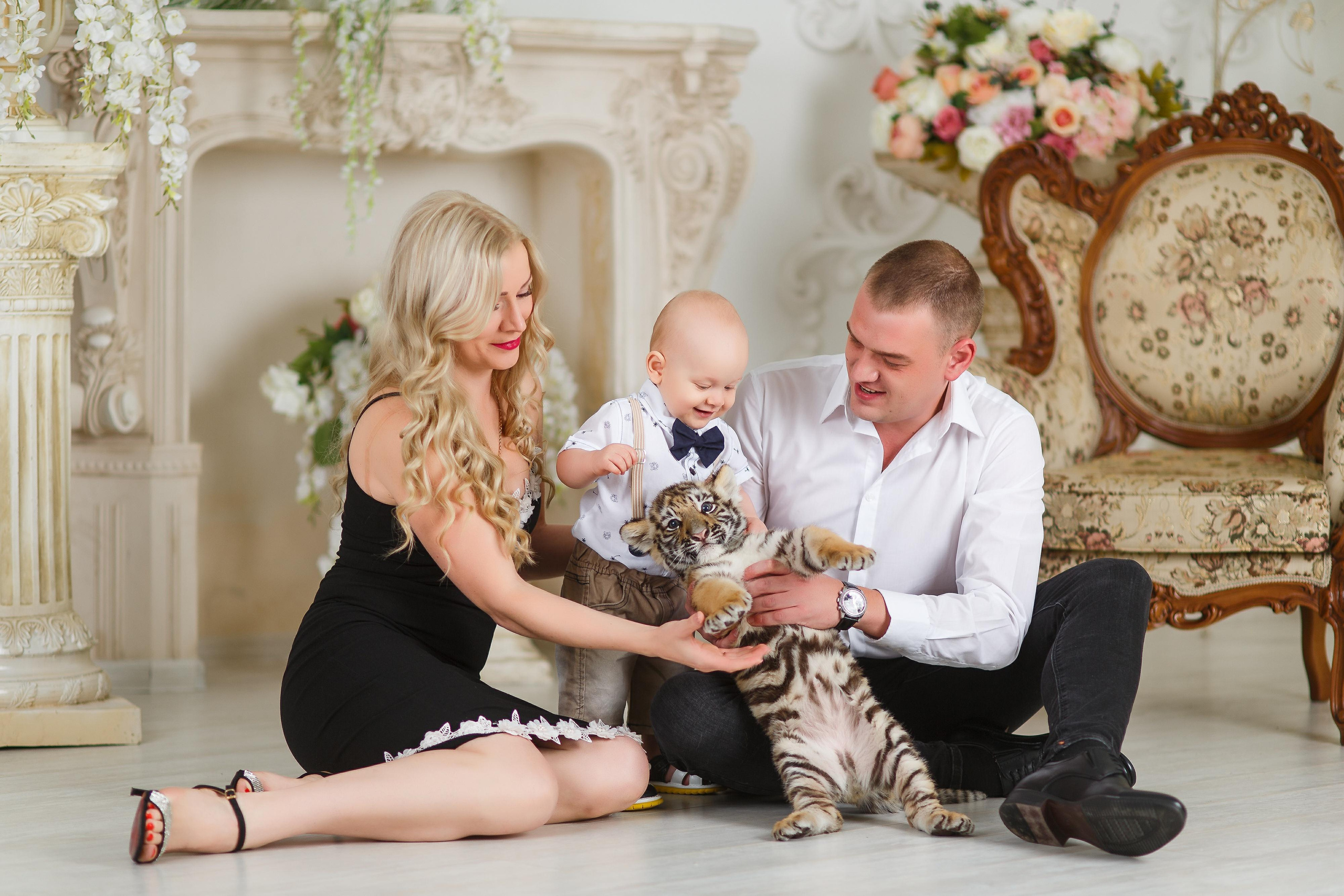 Фотосет с тигрёнком