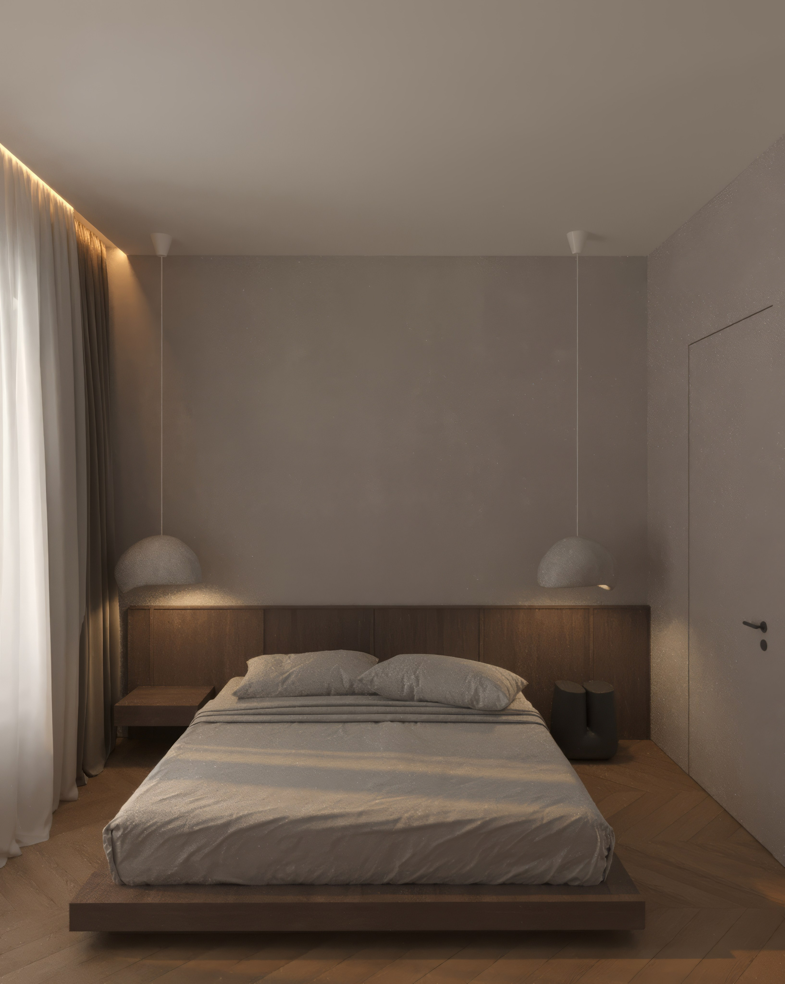 Интерьер частного дома в стиле «Балийский минимализм». Мансур Гусейнов дизайнер интерьеров г. Махачкала