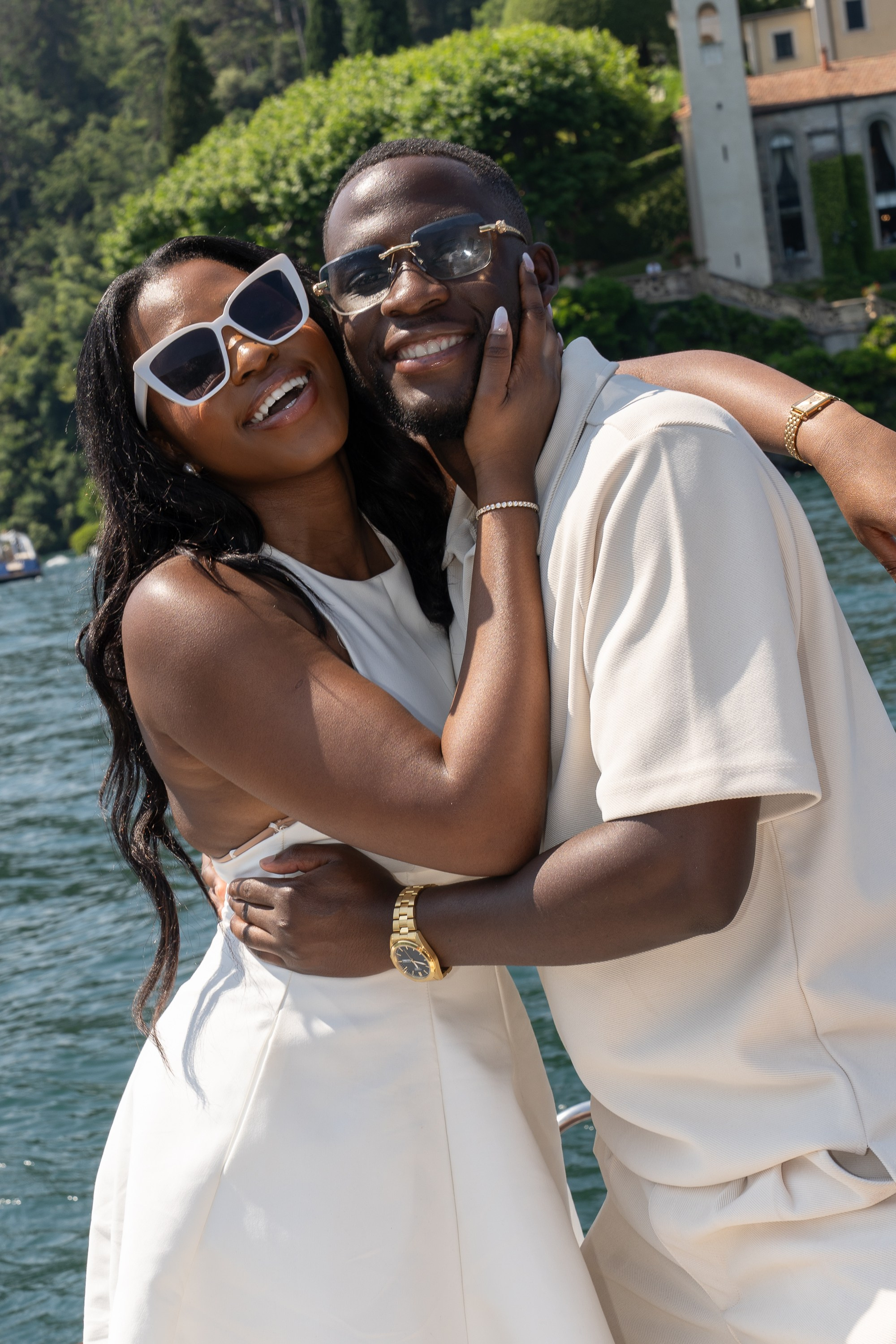 Tishane & Fiance. Maria Anistratova | Destination Photographer, Videographer & Drone Pilot — Lake Como