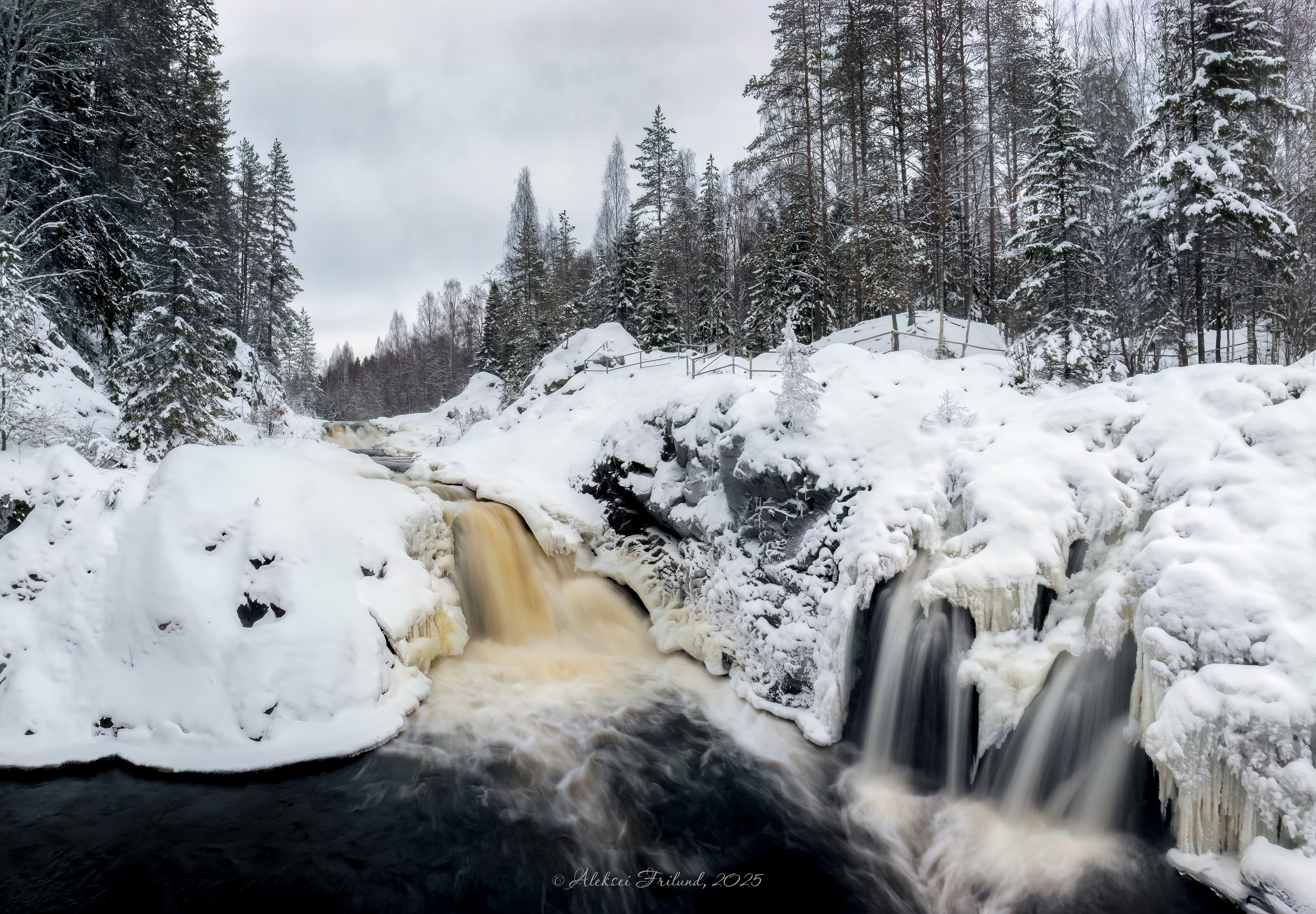 Водопад КИВАЧ. Аэросъемка. Фото и Видео в Карелии. Алексей Фрилунд