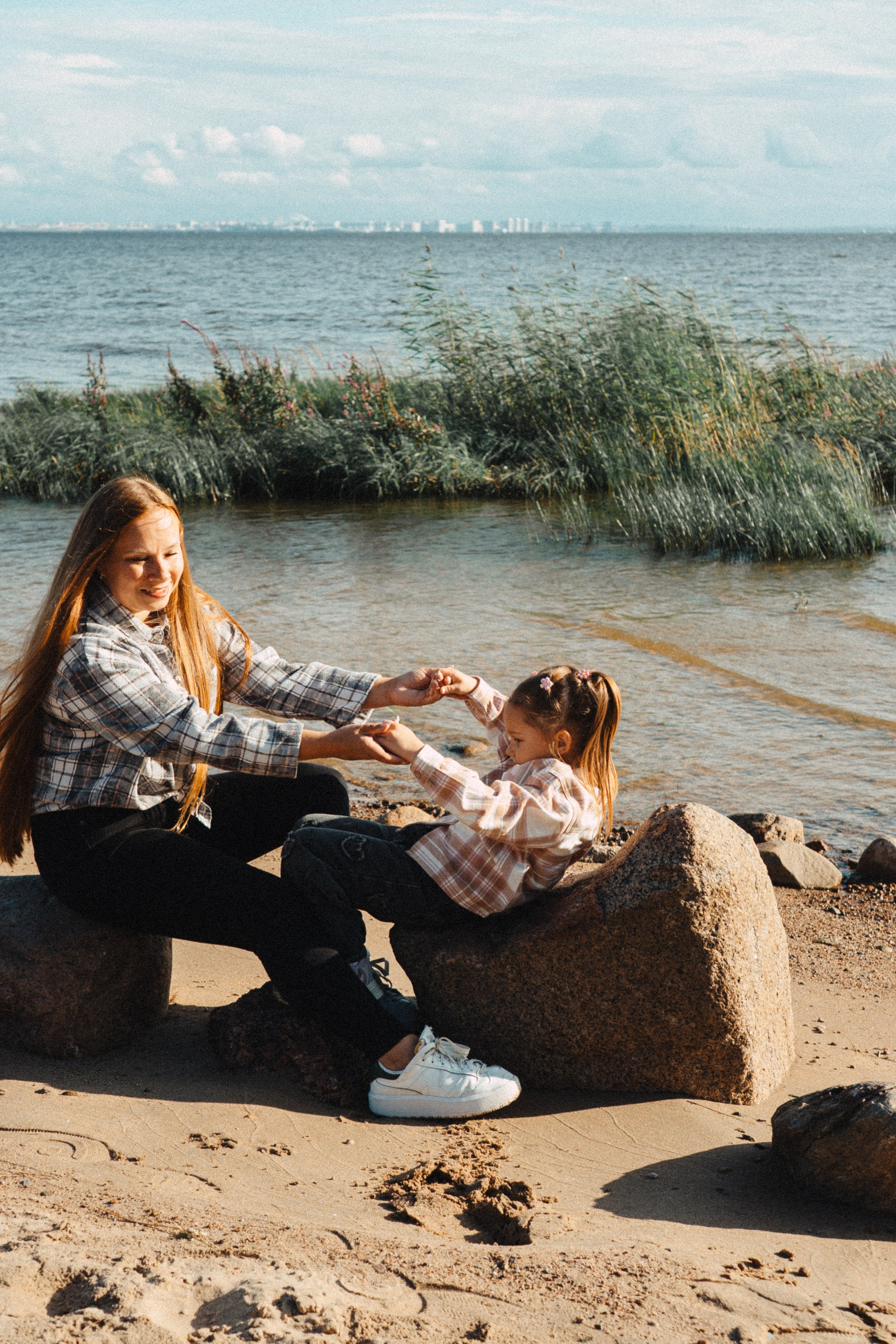 МАМА И ДОЧКА НА ФИНСКОМ ЗАЛИВЕ. Профессиональный фотограф, Санкт-Петербург — Виктория Богомолова