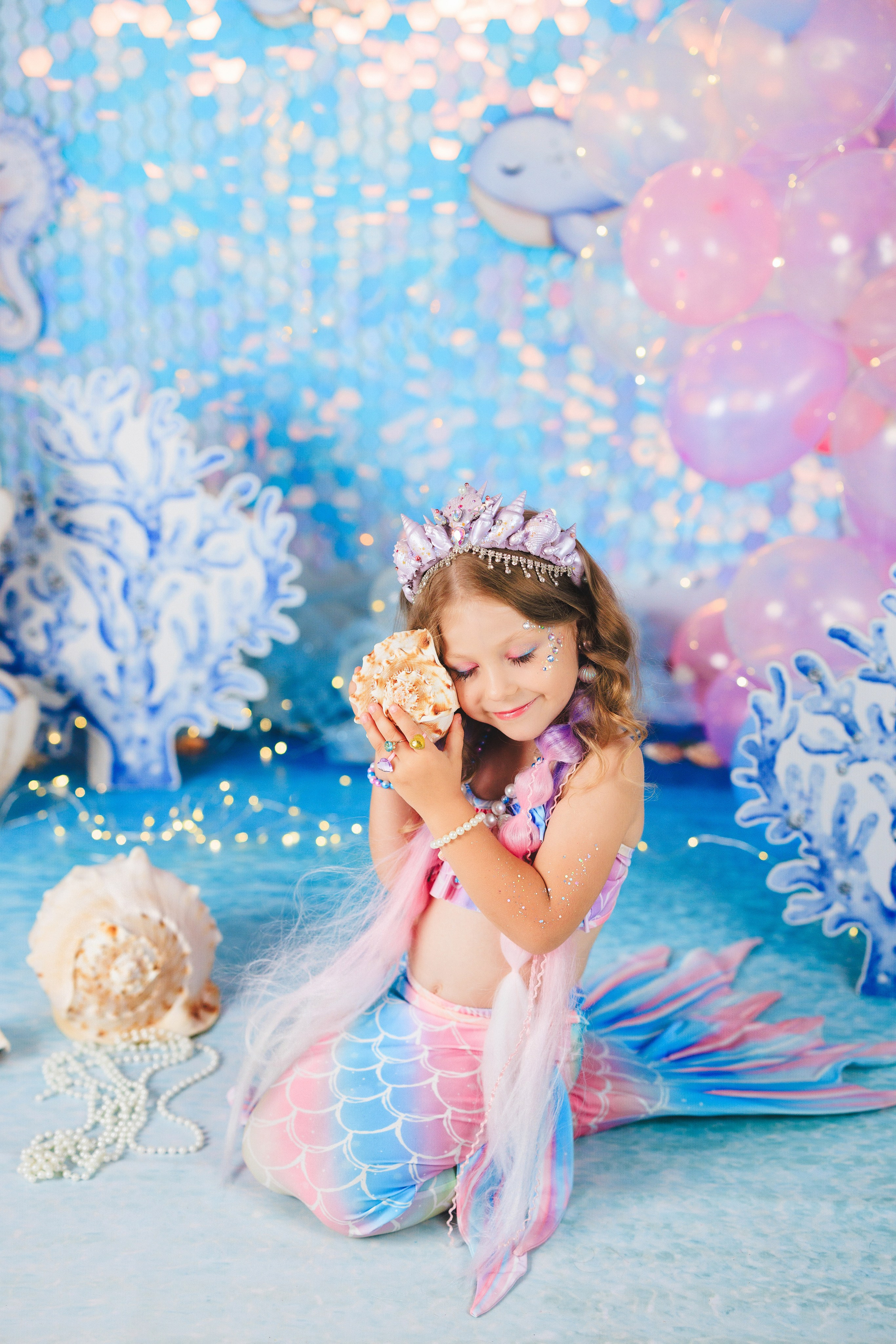 Детская фотосессия в образе «РУСАЛОЧКА», город Краснодар. Семейный и детский фотограф в Краснодаре Анна Трашкова