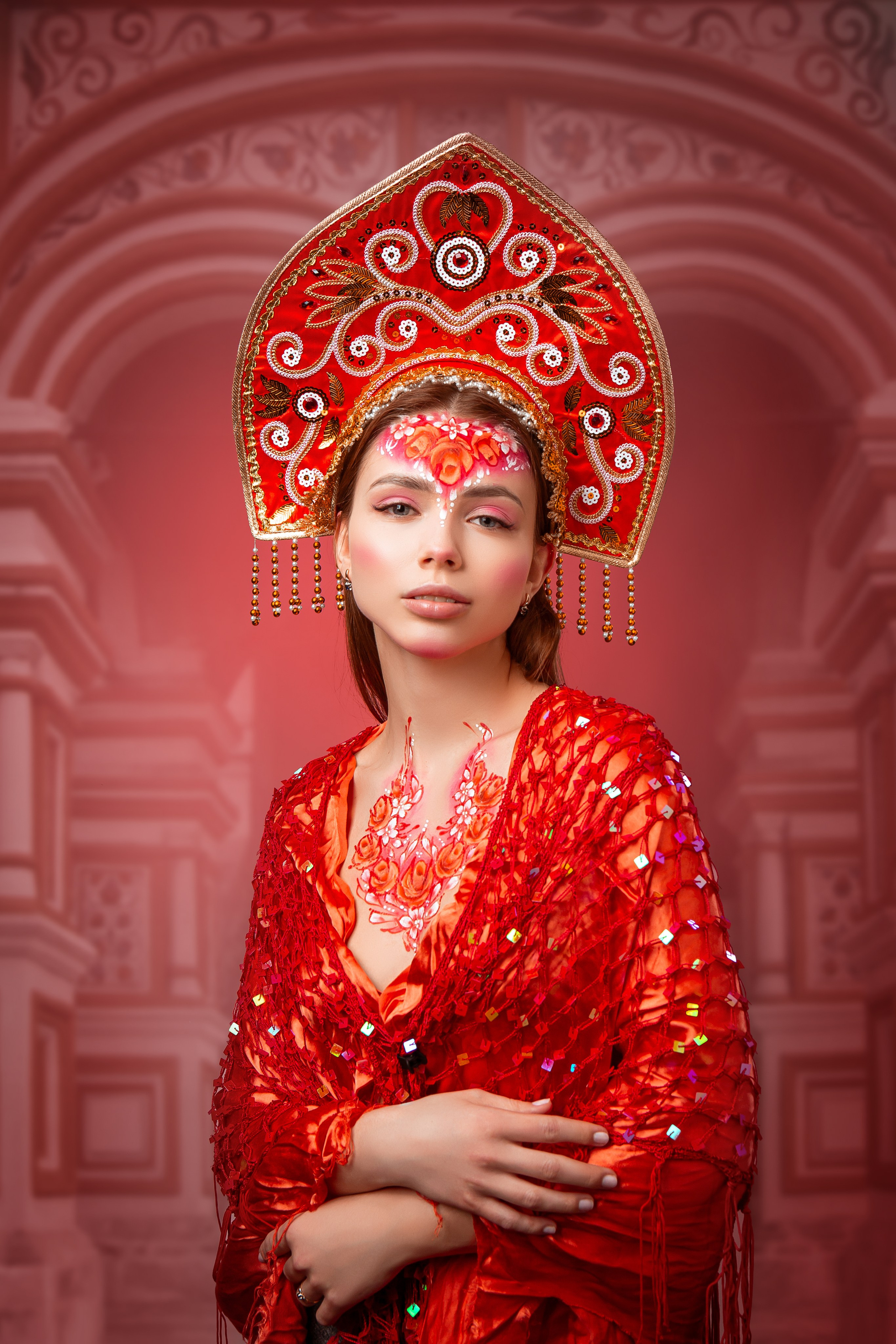 В цветах. Фотограф Мария Кольцова