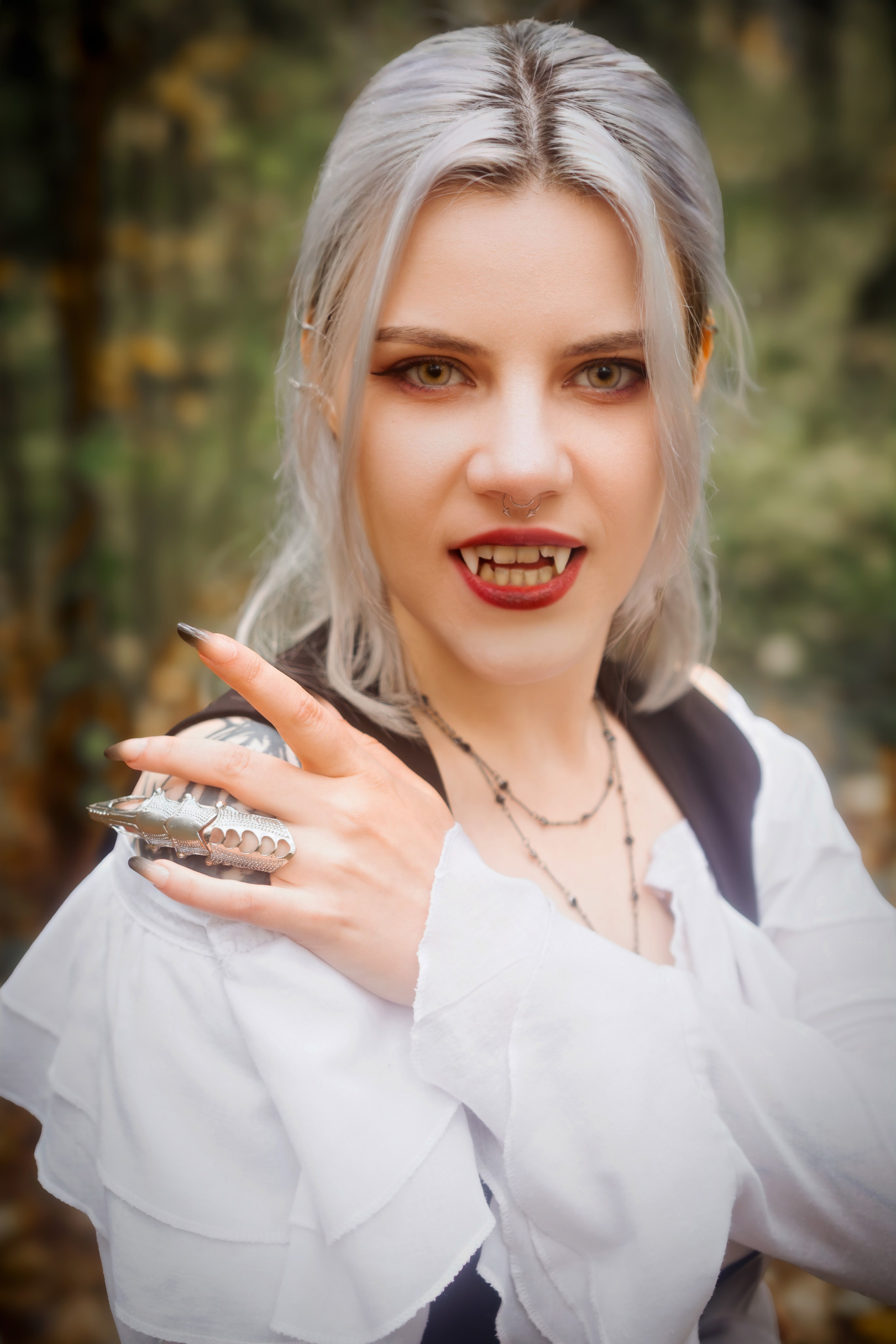 Фотосессия Вампиры в лесу