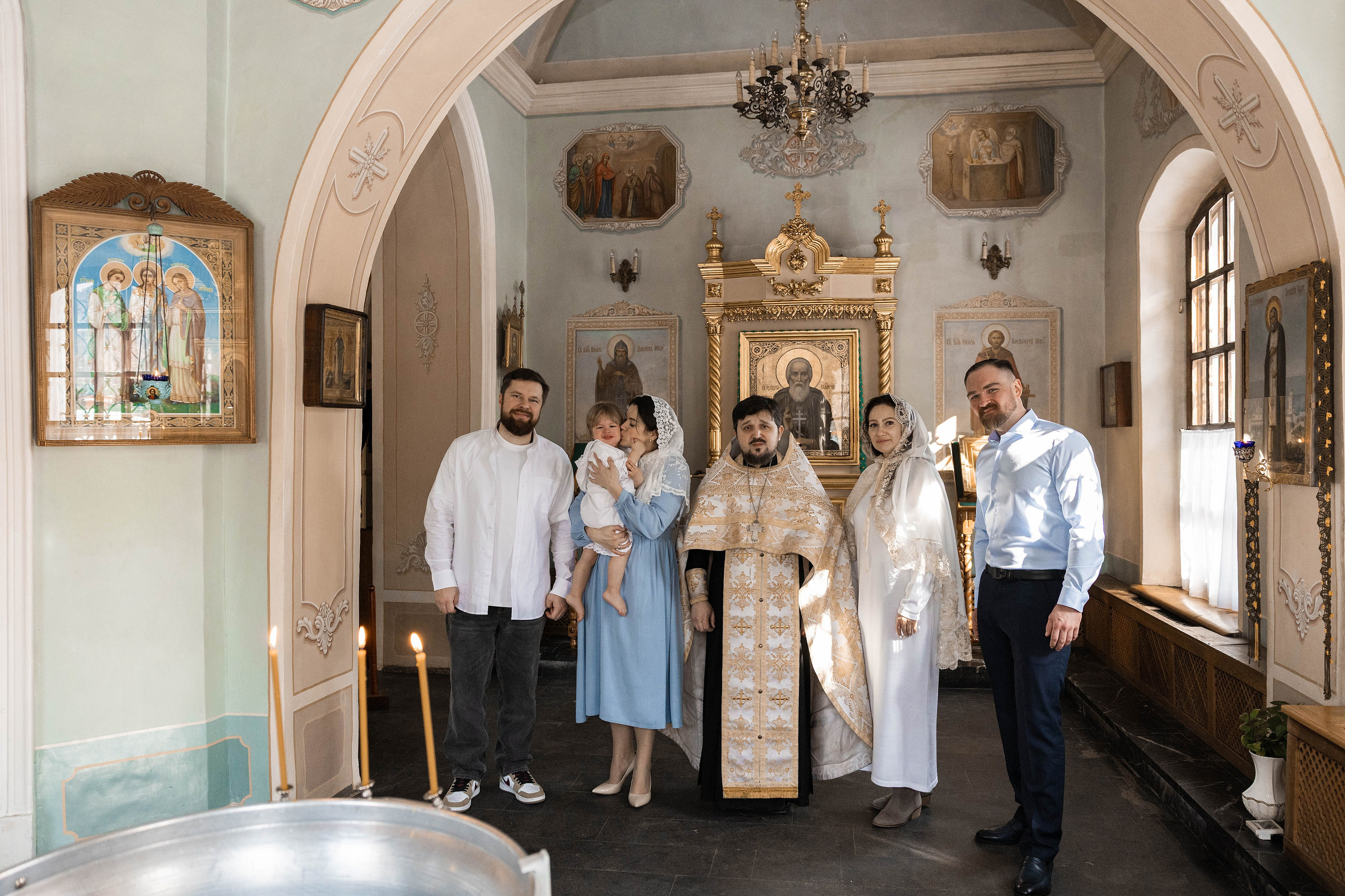 Крещение Даниила. Фотограф Крещение, Выписка москва