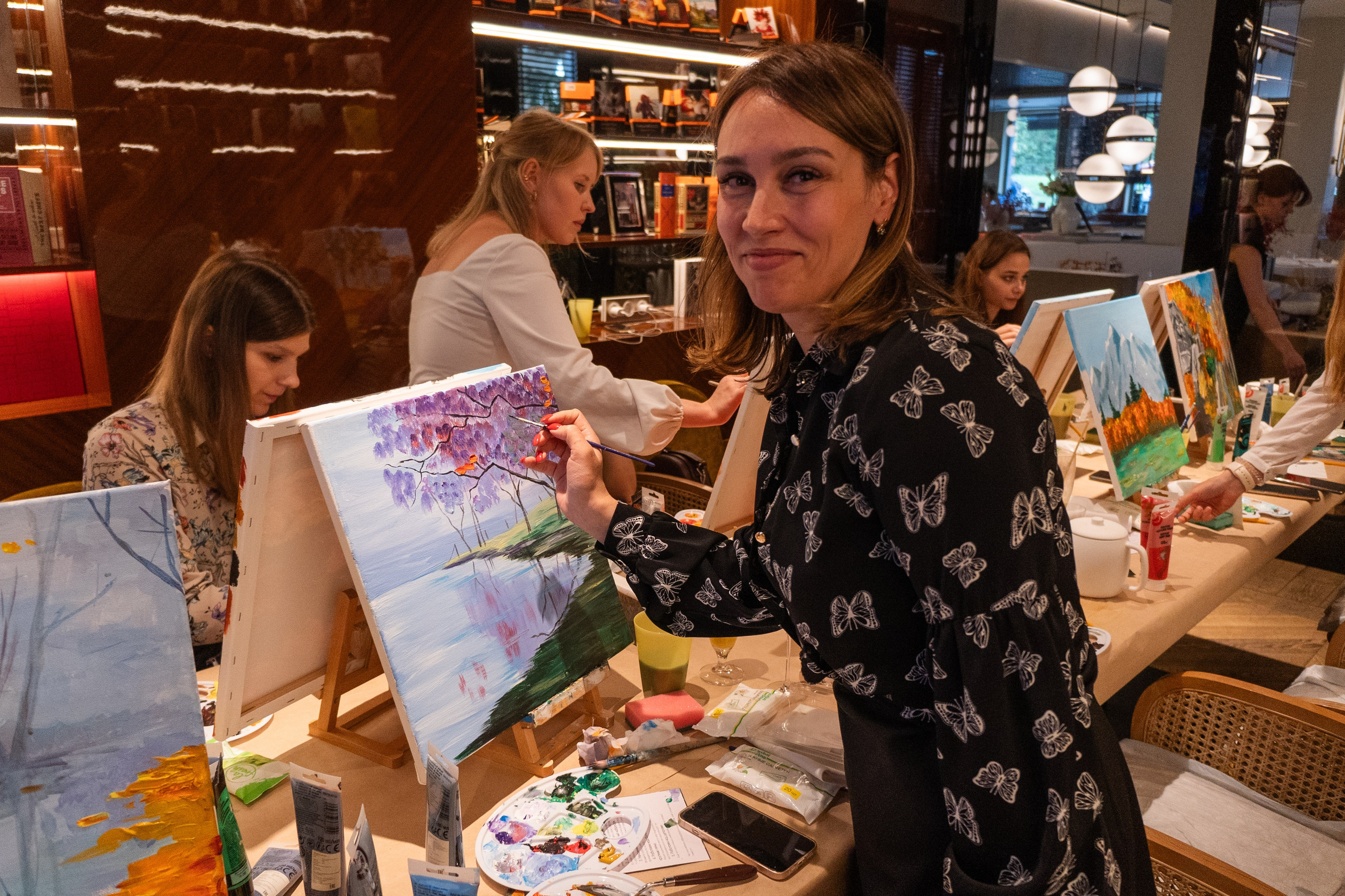 Корпоратив Teach Me Art 3. Портретный фотограф в Москве и Санкт-Петербурге Арина Чех