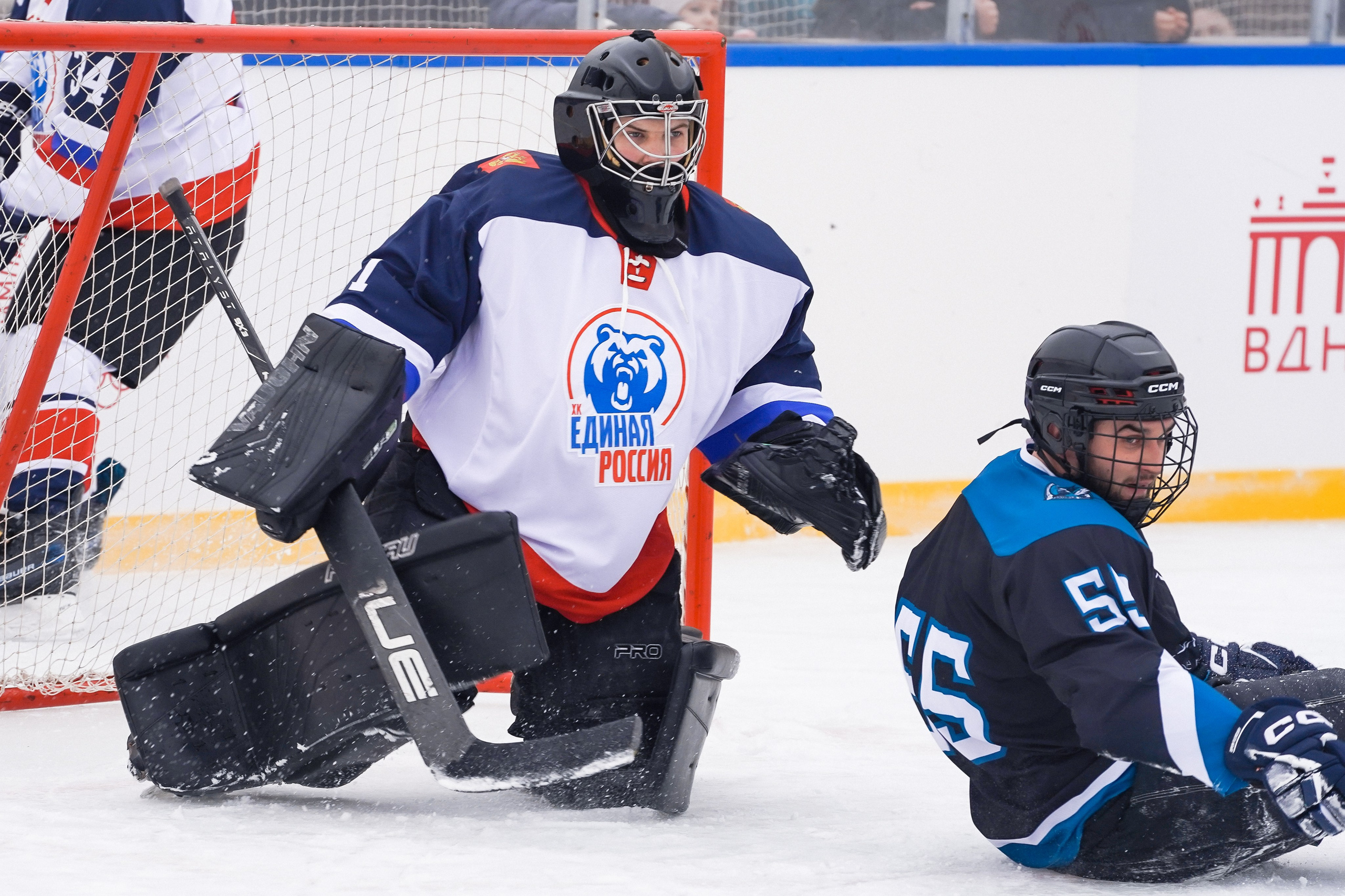 Хоккейный матч на ВДНХ. Анна, фотограф Москва, Зеленоград