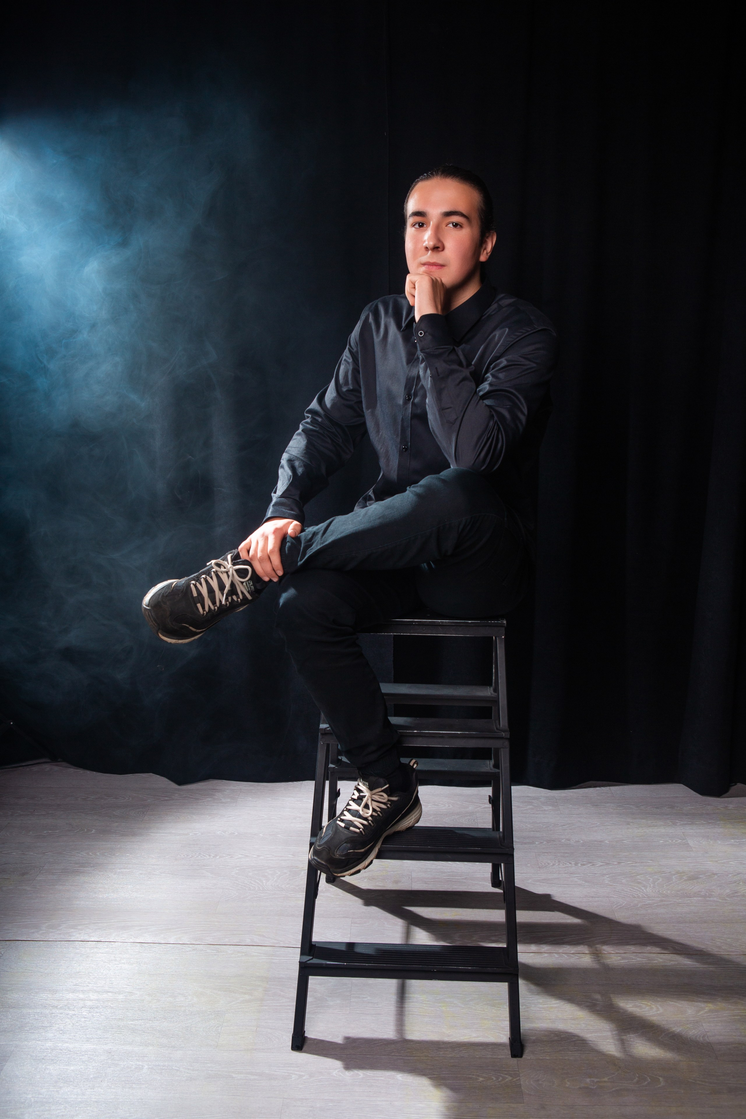 СЪЕМКА ПОРТРЕТОВ НА ЧЕРНОМ ФОНЕ + ДЫМ. ТВОЙ АЛЬБОМ / ТВОИ ПРАВИЛА