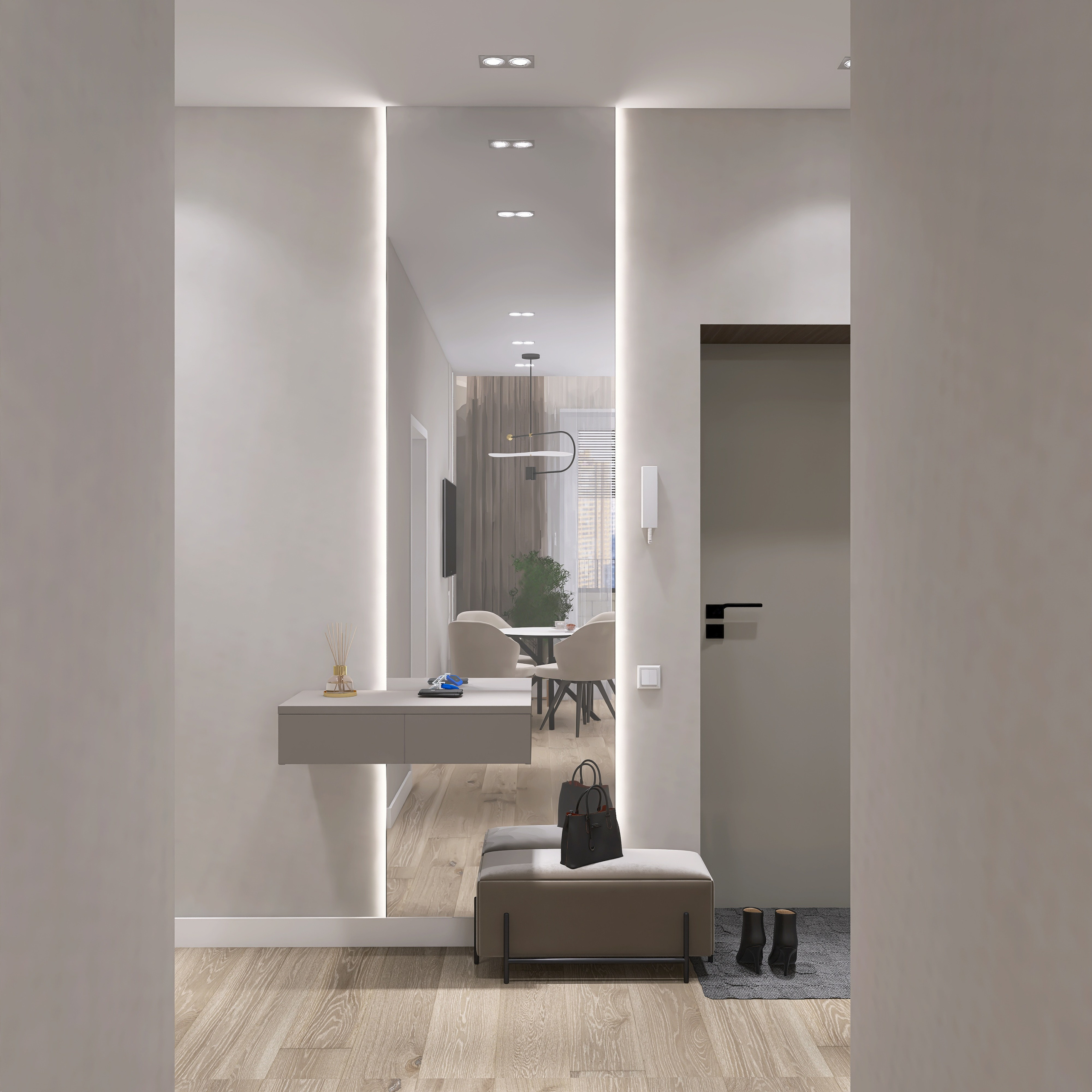 ЖК Современник. Площадь 46 кв. м. Дизайнер интерьера в Новосибирске_Елена Сергеева