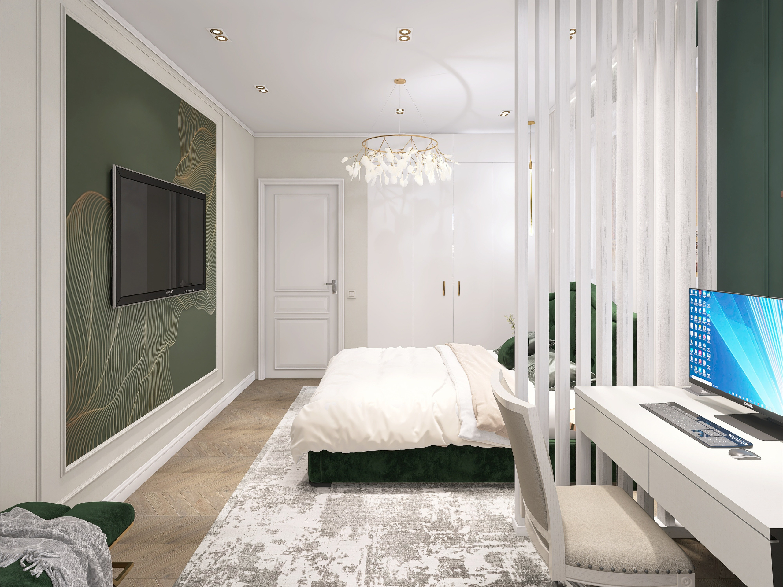 ЖК Менделеев. Площадь 80 кв. м. Дизайнер интерьера в Новосибирске_Елена Сергеева