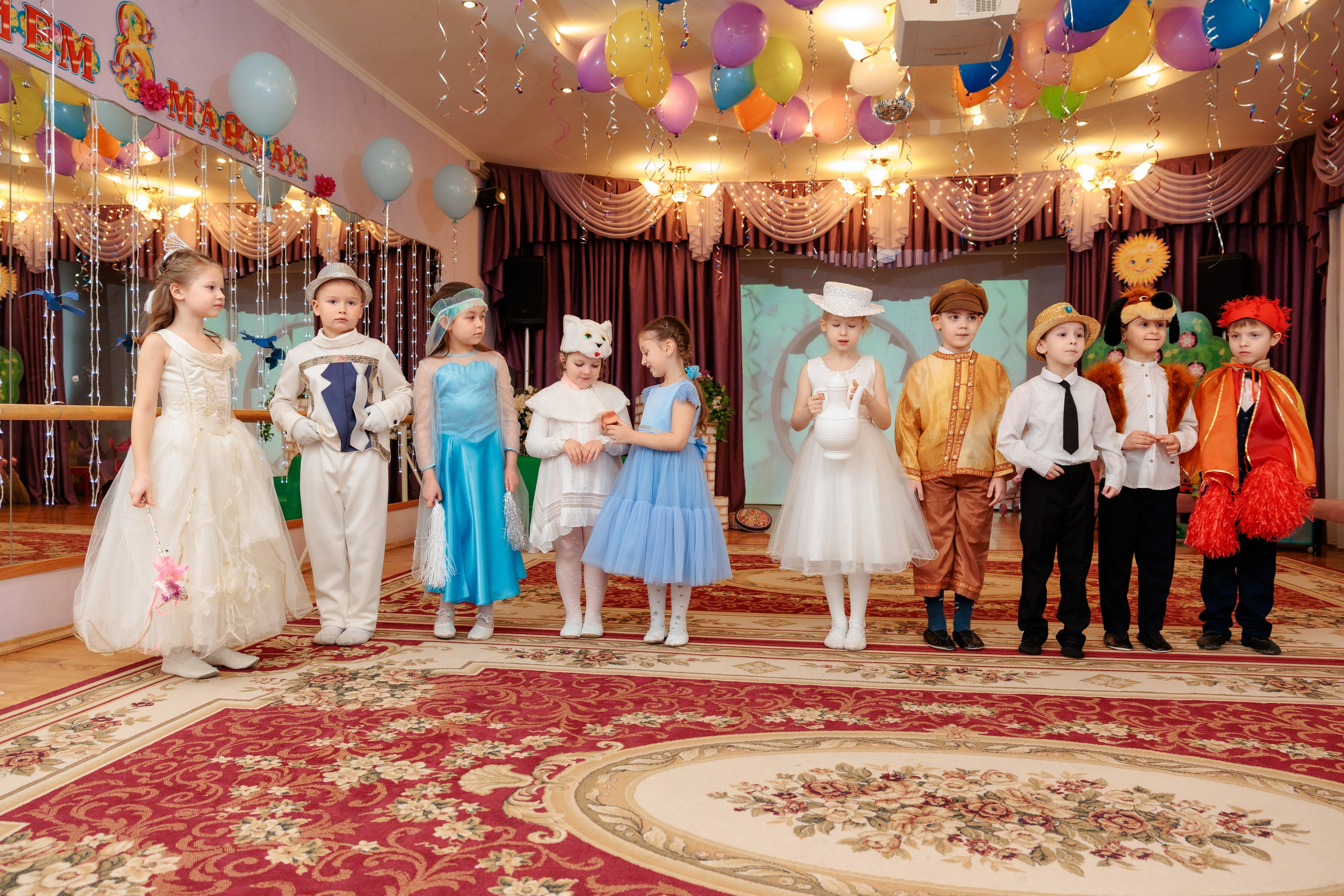 Фотосъёмка выпускного утренника в детском саду. Выпускные альбомы в Москве фотограф Алина Пащук