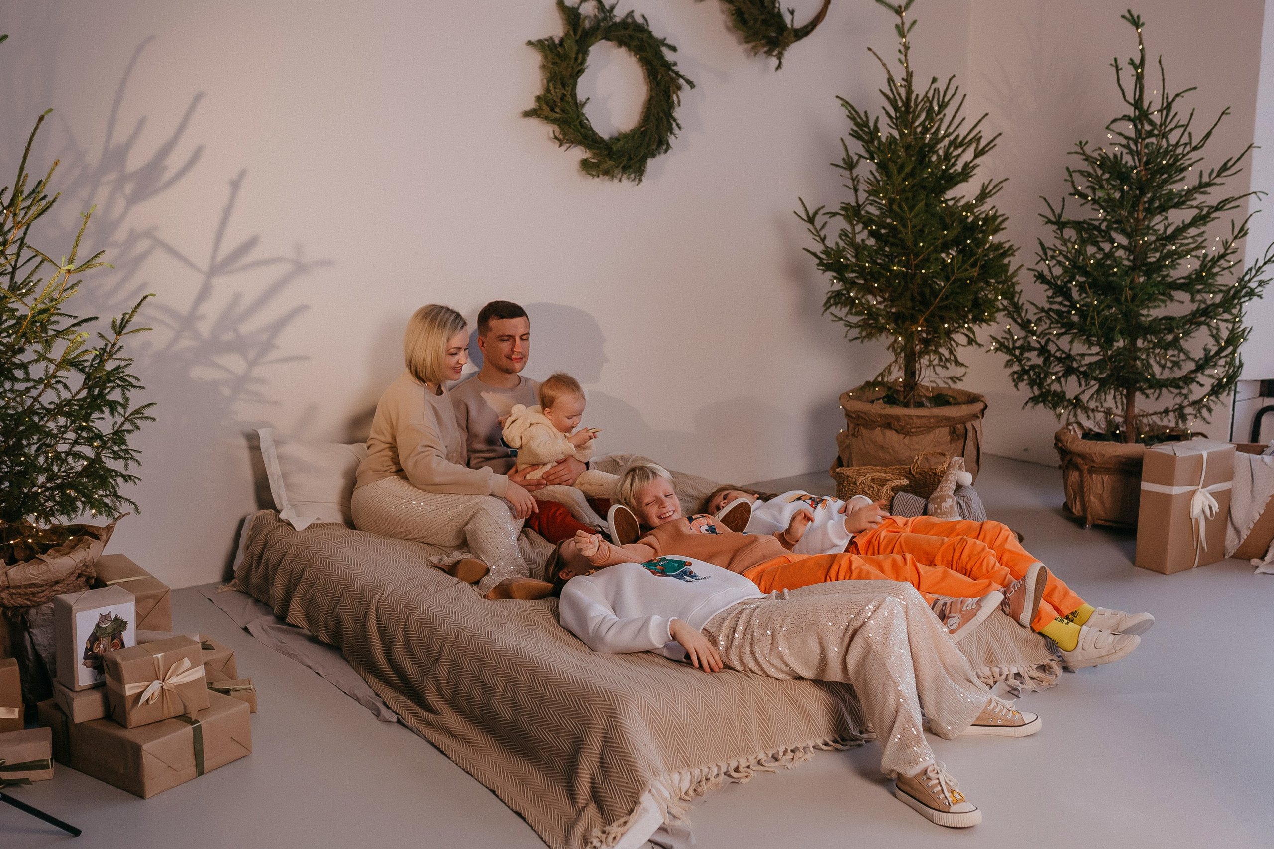 Женя и Лёша +4 Новогодняя. Семейный фотограф в Сургуте