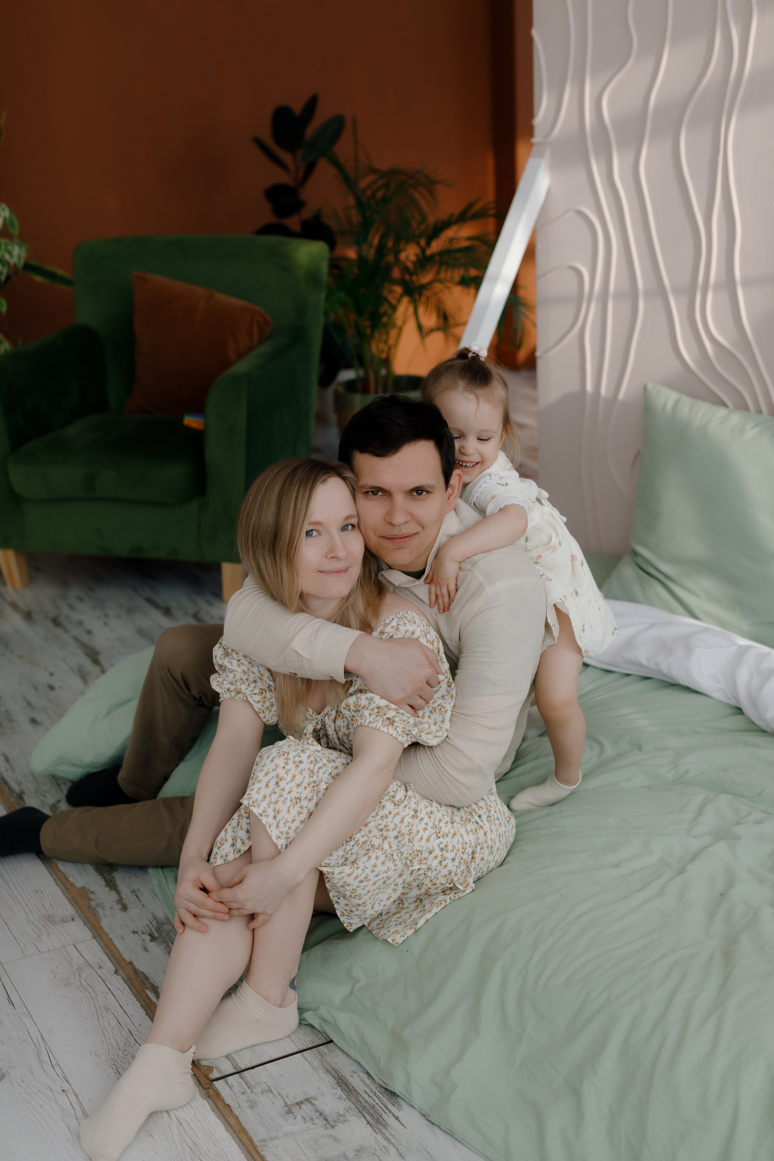 Полина, Виктор и Эмилия. Свадебный и семейный фотограф в Перми Дергачева Кристина