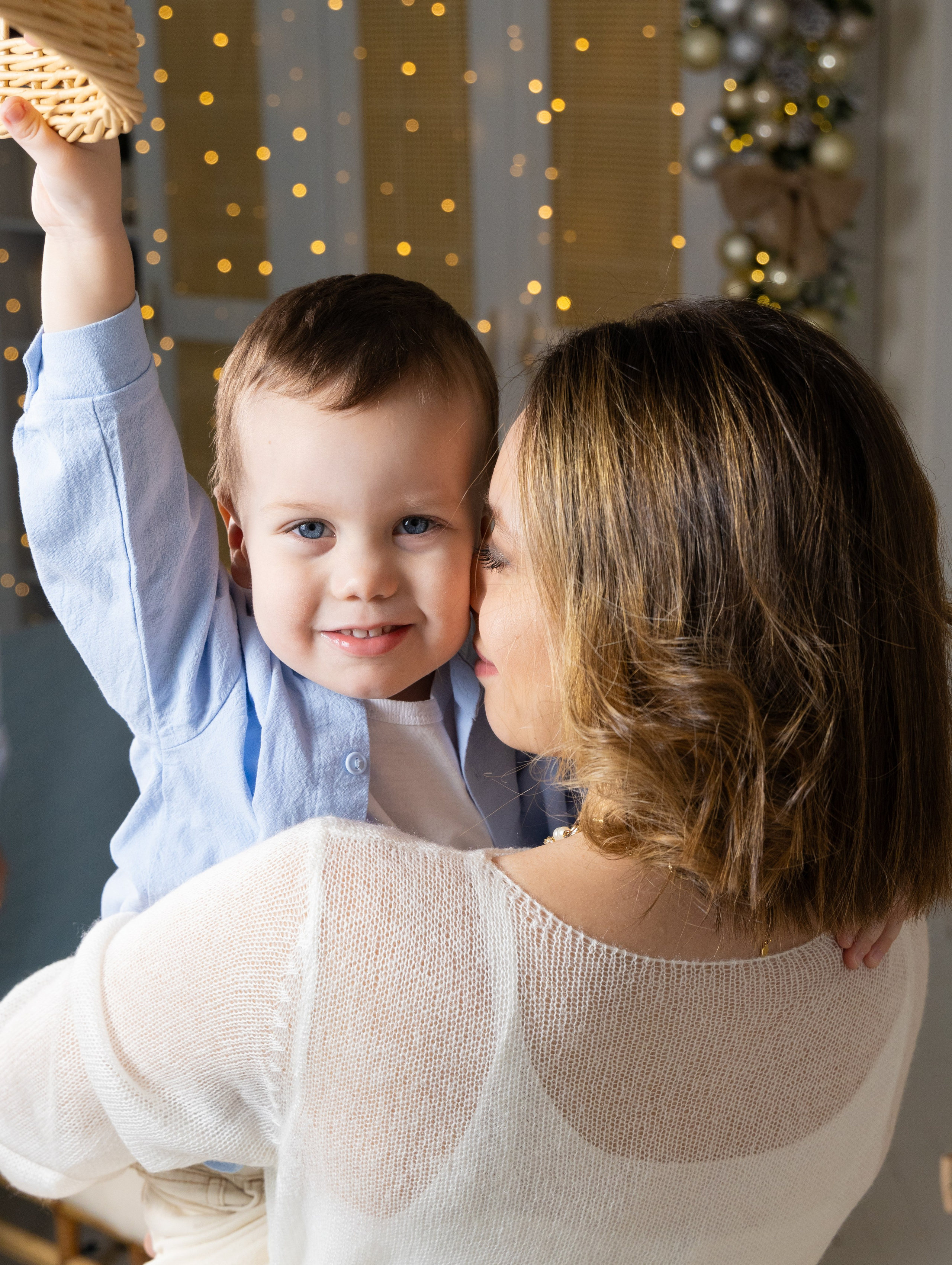 Новогодняя семейная съемка. Фотограф в Новосибирске Анна Полторацкая
