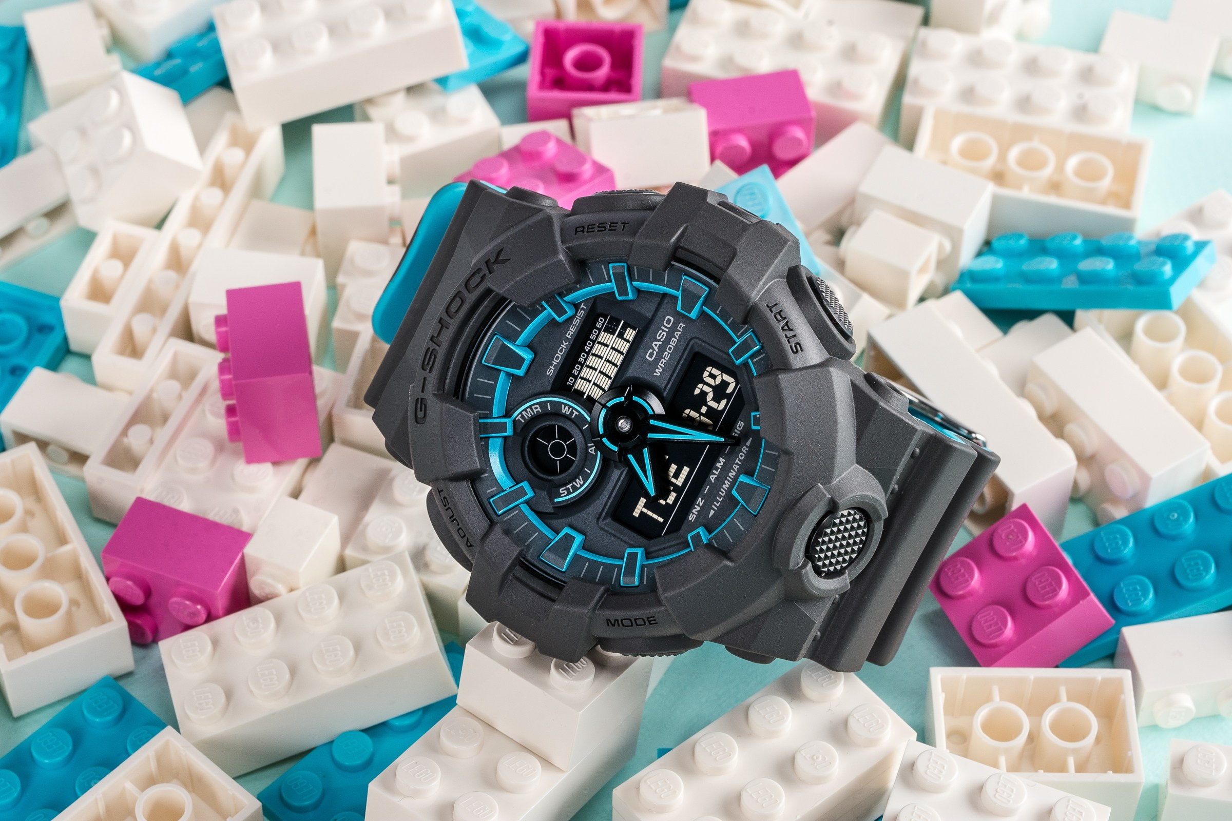 G-Shock x Lego. Репортажный и свадебный фотограф в Москве
